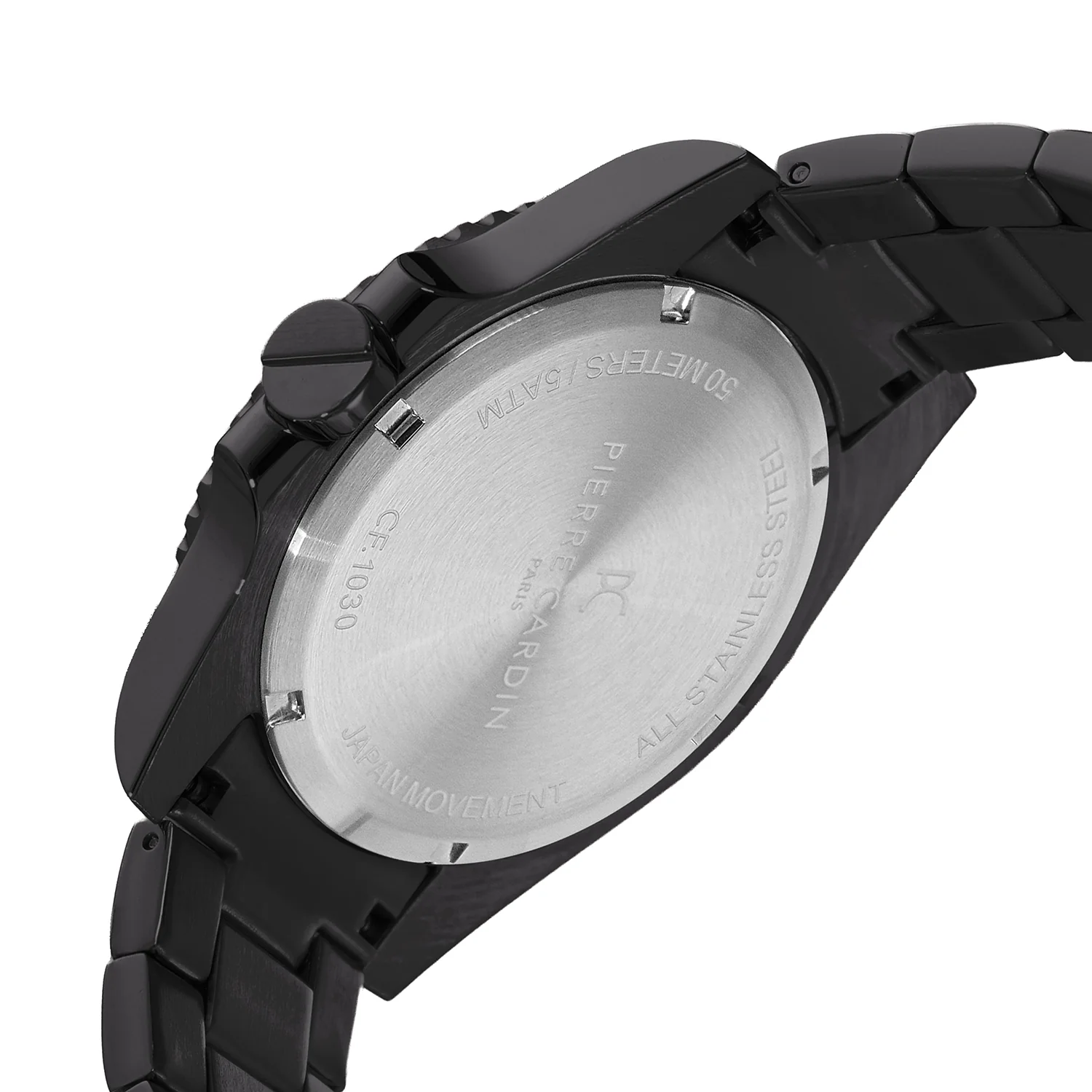 Aquatica HydroSport Mens 40mm - IP Black with Stainless Steel Black Strap - Image 5