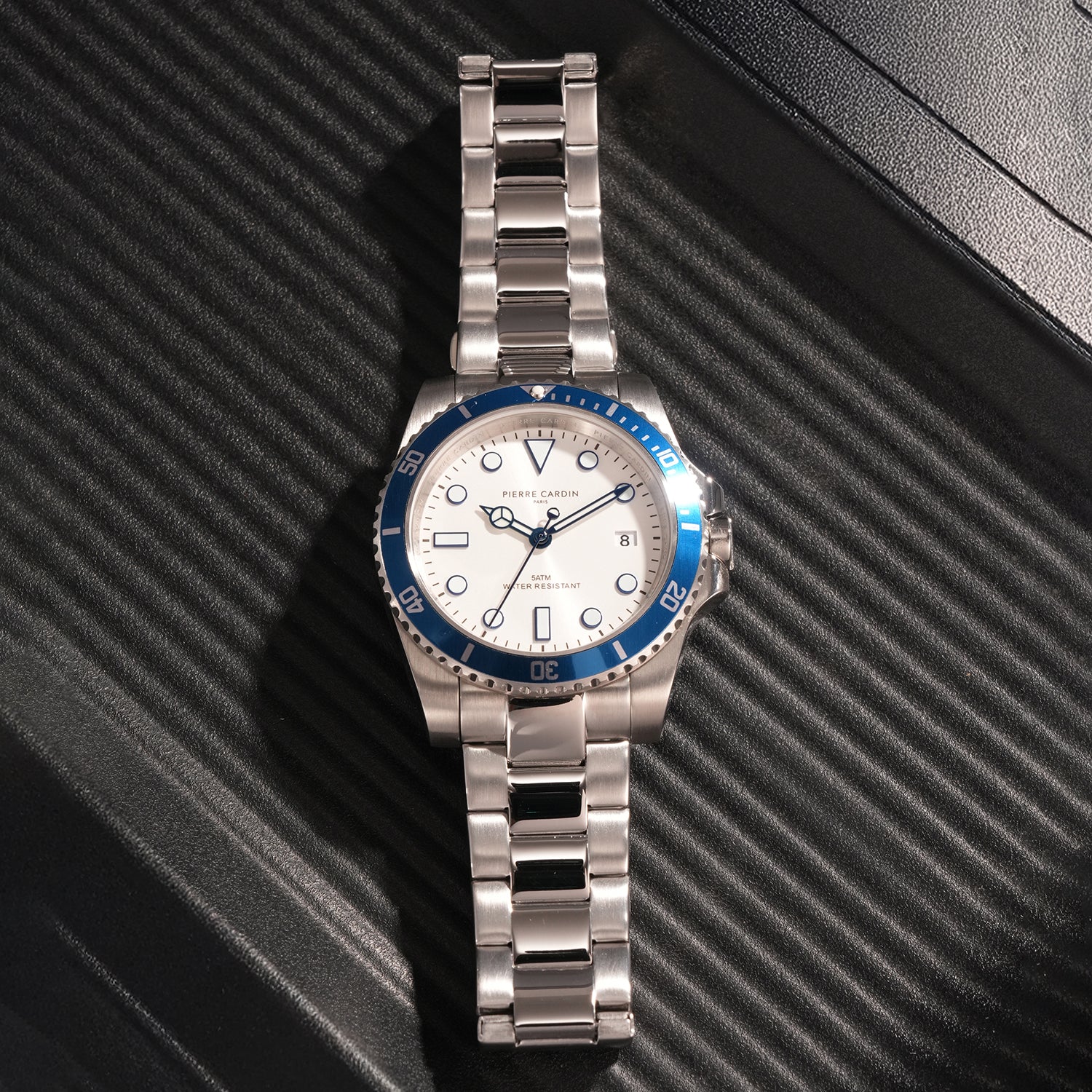 Aquatica HydroSport Mens 40mm - Stainless Steel Silver with Stainless Steel Silver Strap - Image 6