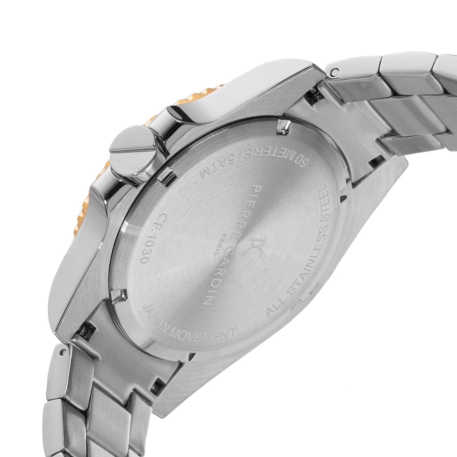 Aquatica HydroSport Mens 40mm - Twotone Gold and Silver with Twotone Gold and Silver Metal Strap - Image 4