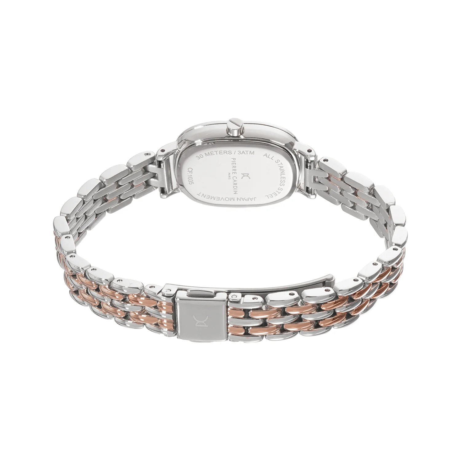 Belle Époque Lady 22mm - Stainless Steel Silver with Twotone Rose Gold and Silver Metal Strap - Image 3