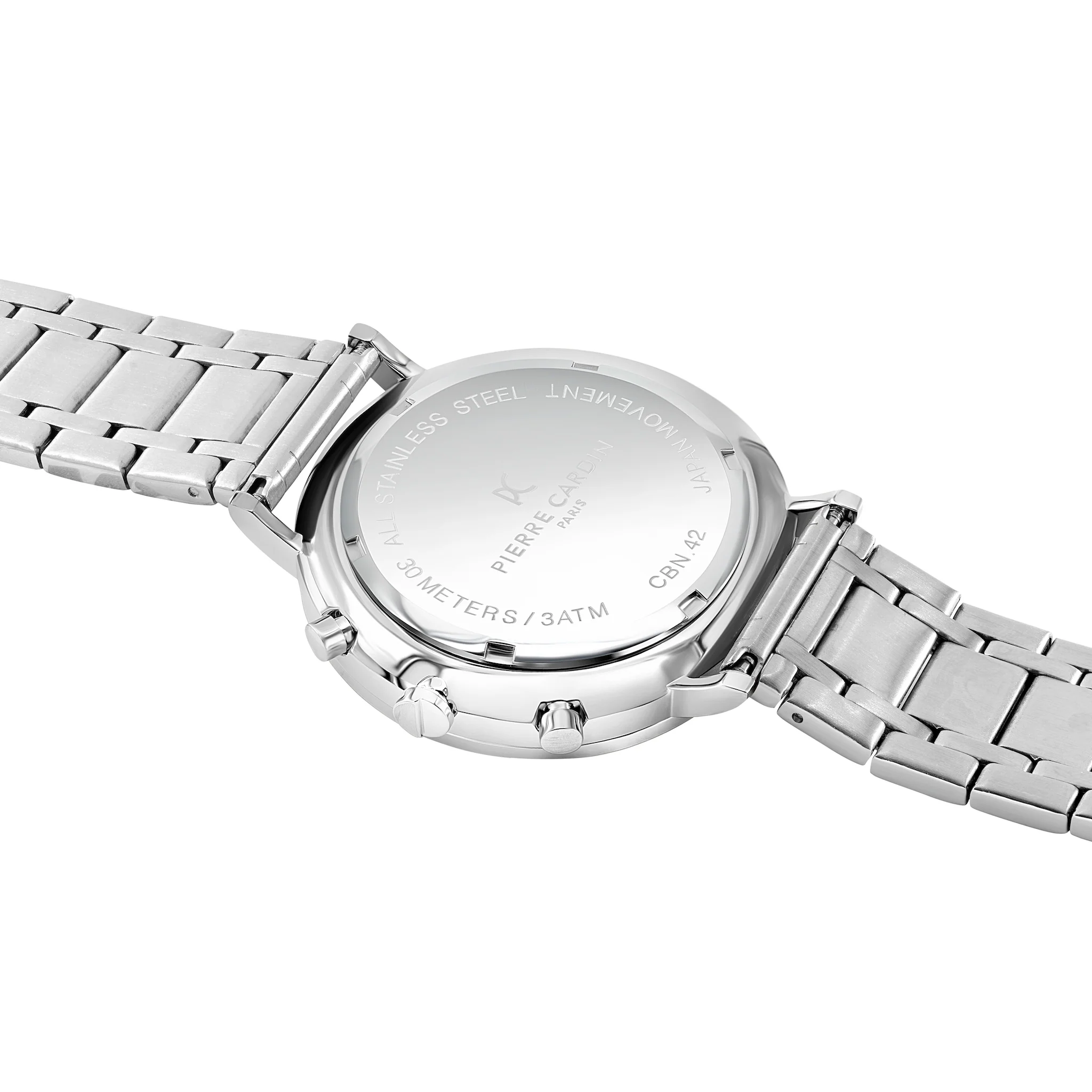 Bonne Nouvelle Multifunction Bue Dial with Metal Links Strap - Image 4