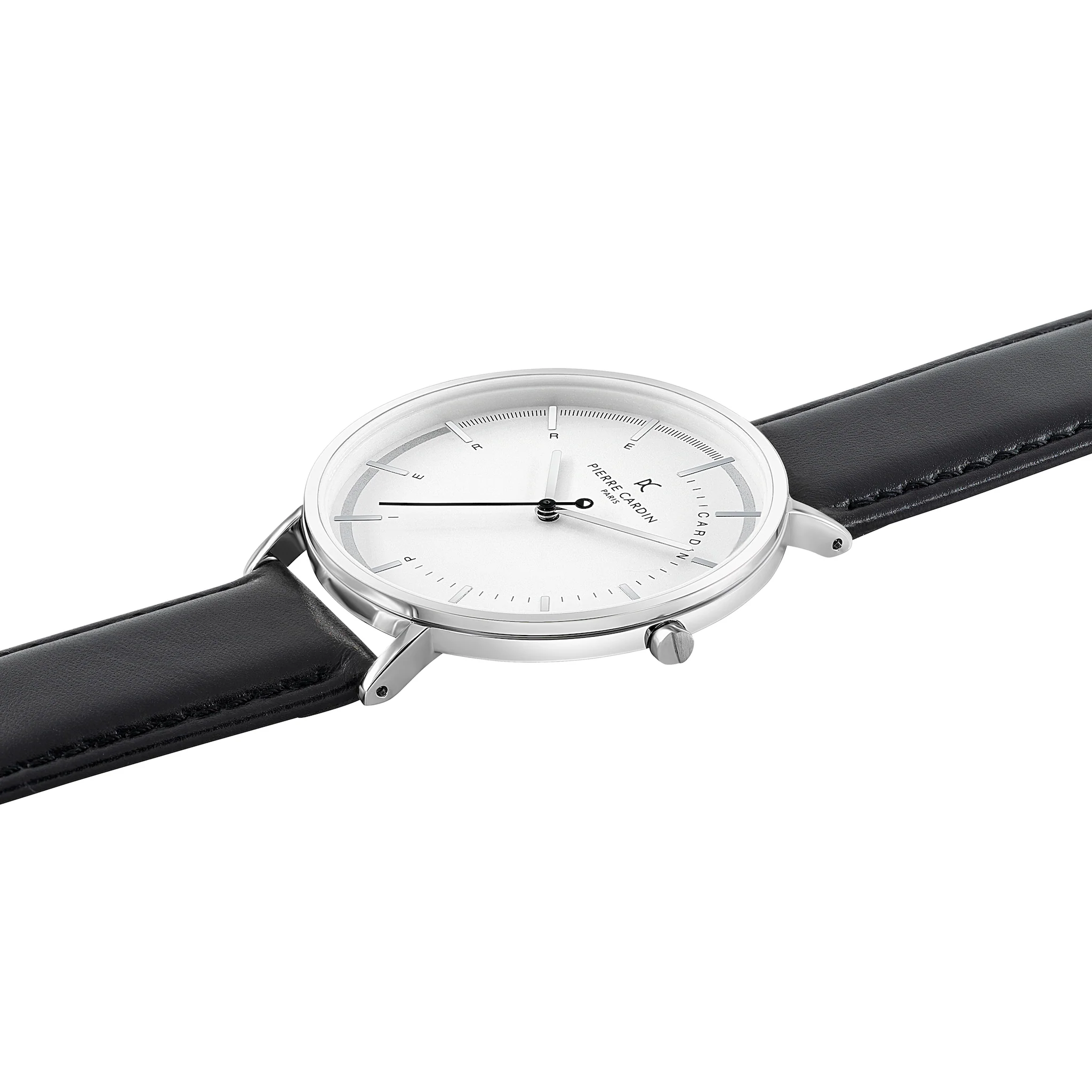 Bonne Nouvelle White Dial with Black Leather Strap - Image 3