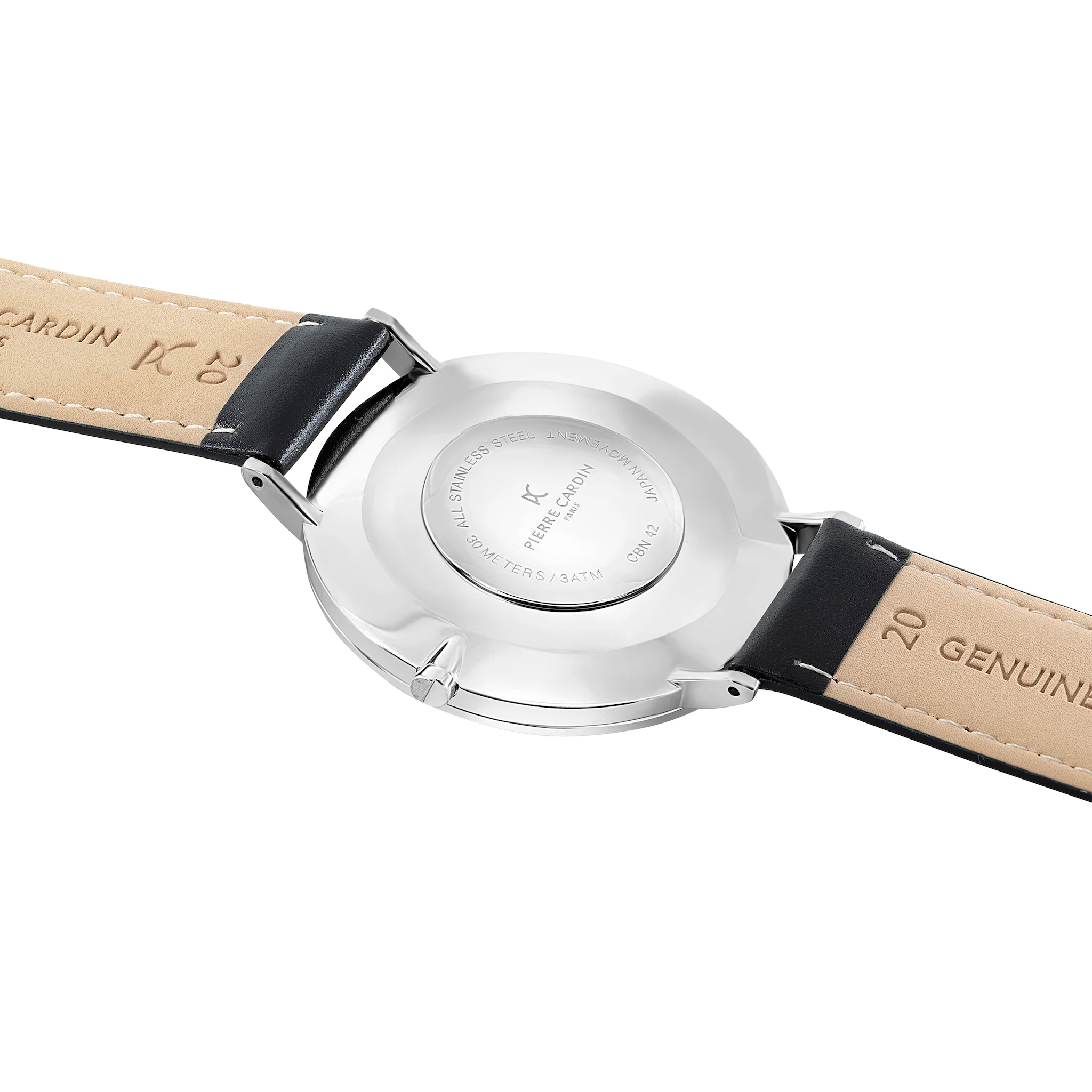 Bonne Nouvelle White Dial with Black Leather Strap - Image 4