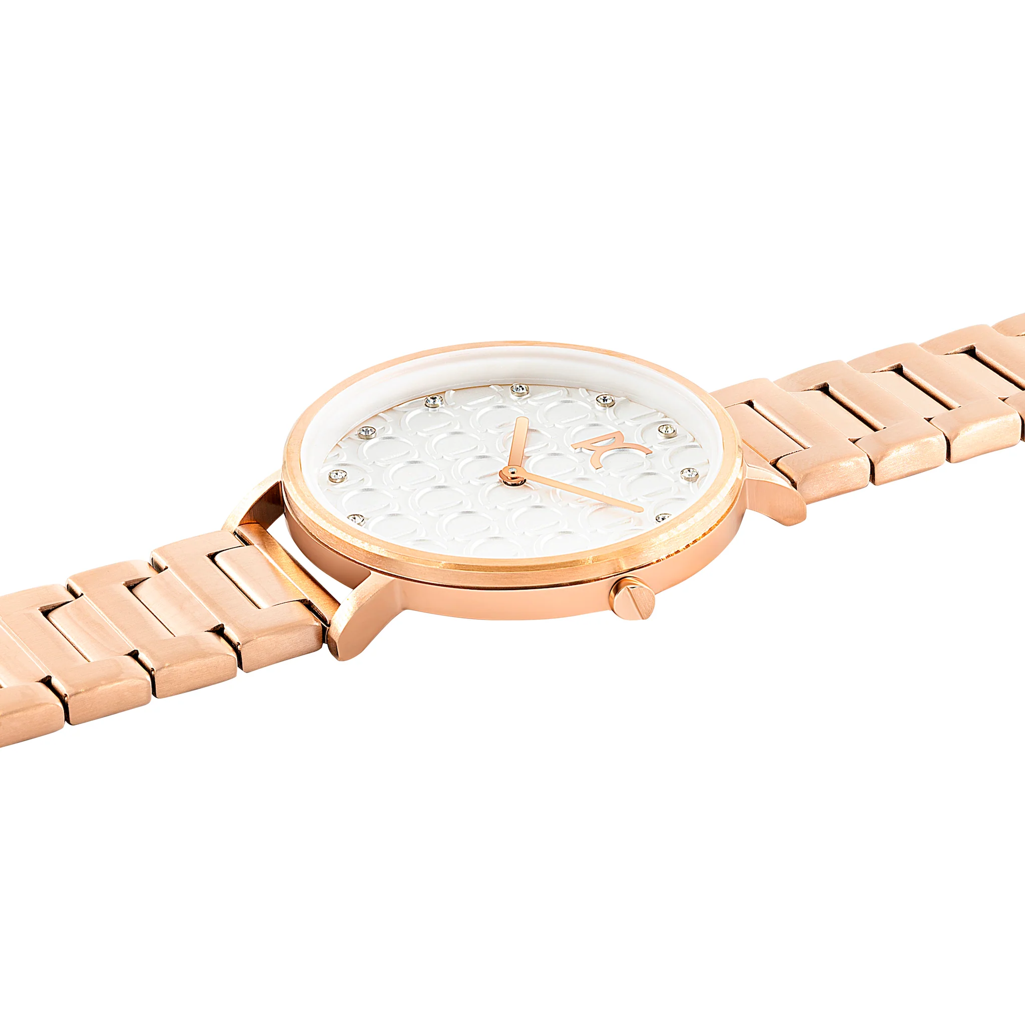 Bonne Nouvelle with PC Monogram White Dial and Metal Links Strap - Image 3