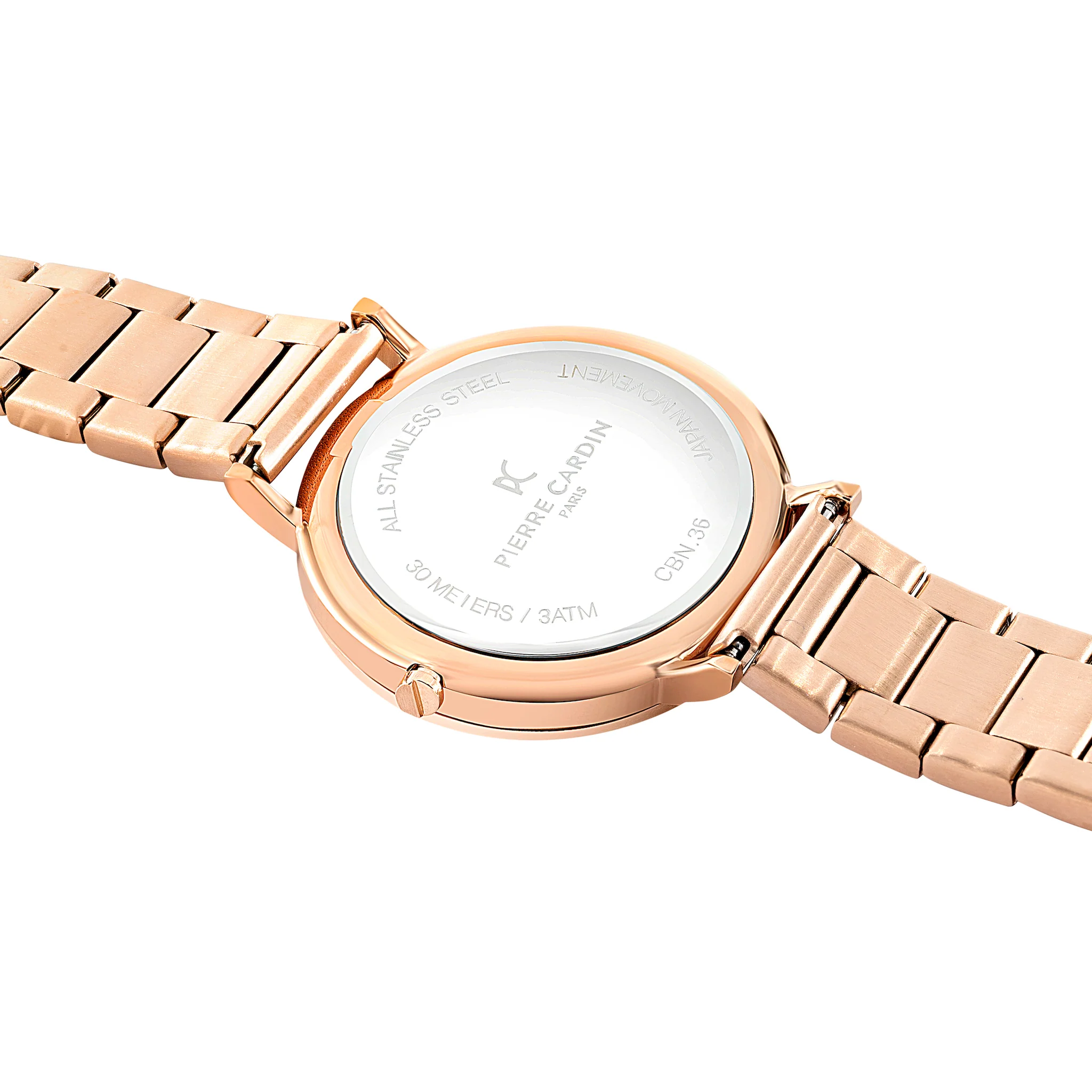 Bonne Nouvelle with PC Monogram White Dial and Metal Links Strap - Image 4