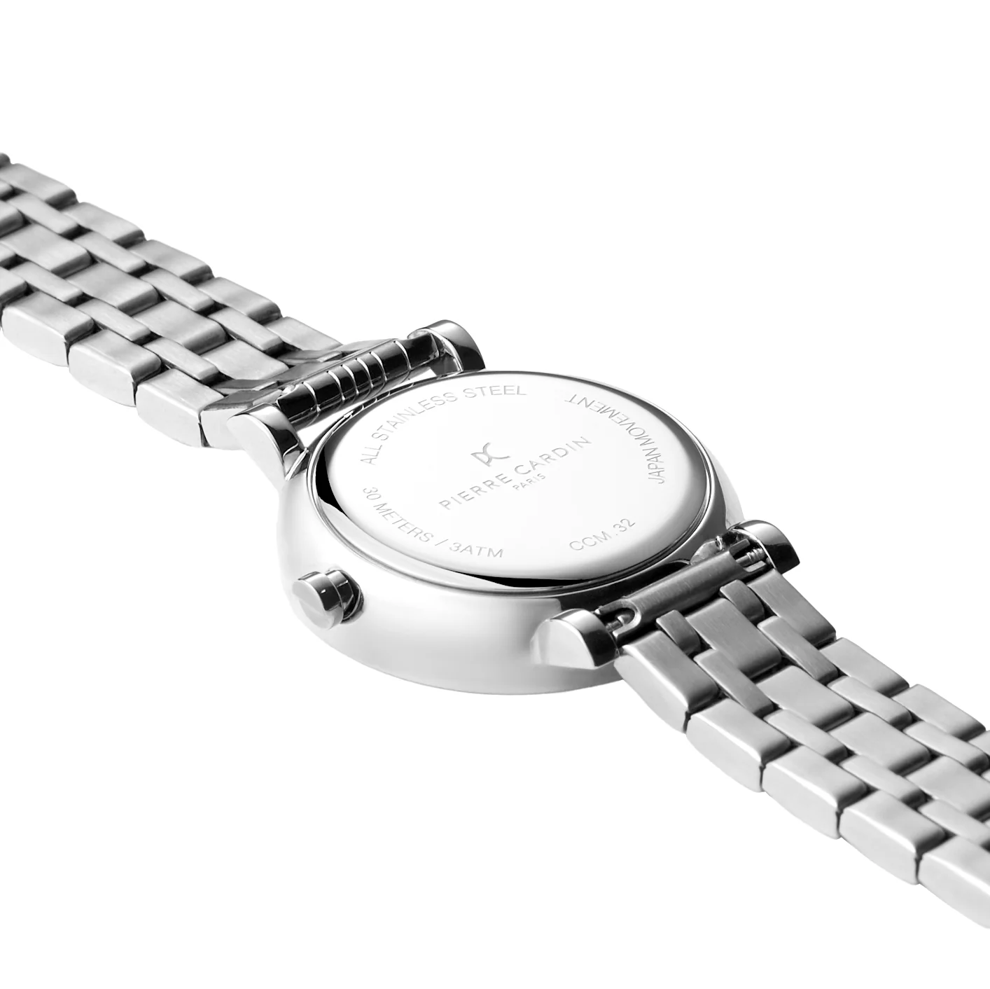 Canal St Martin Circles Two Tone Gold and Steel Watch with Crystals and Champagne Dial - Image 4