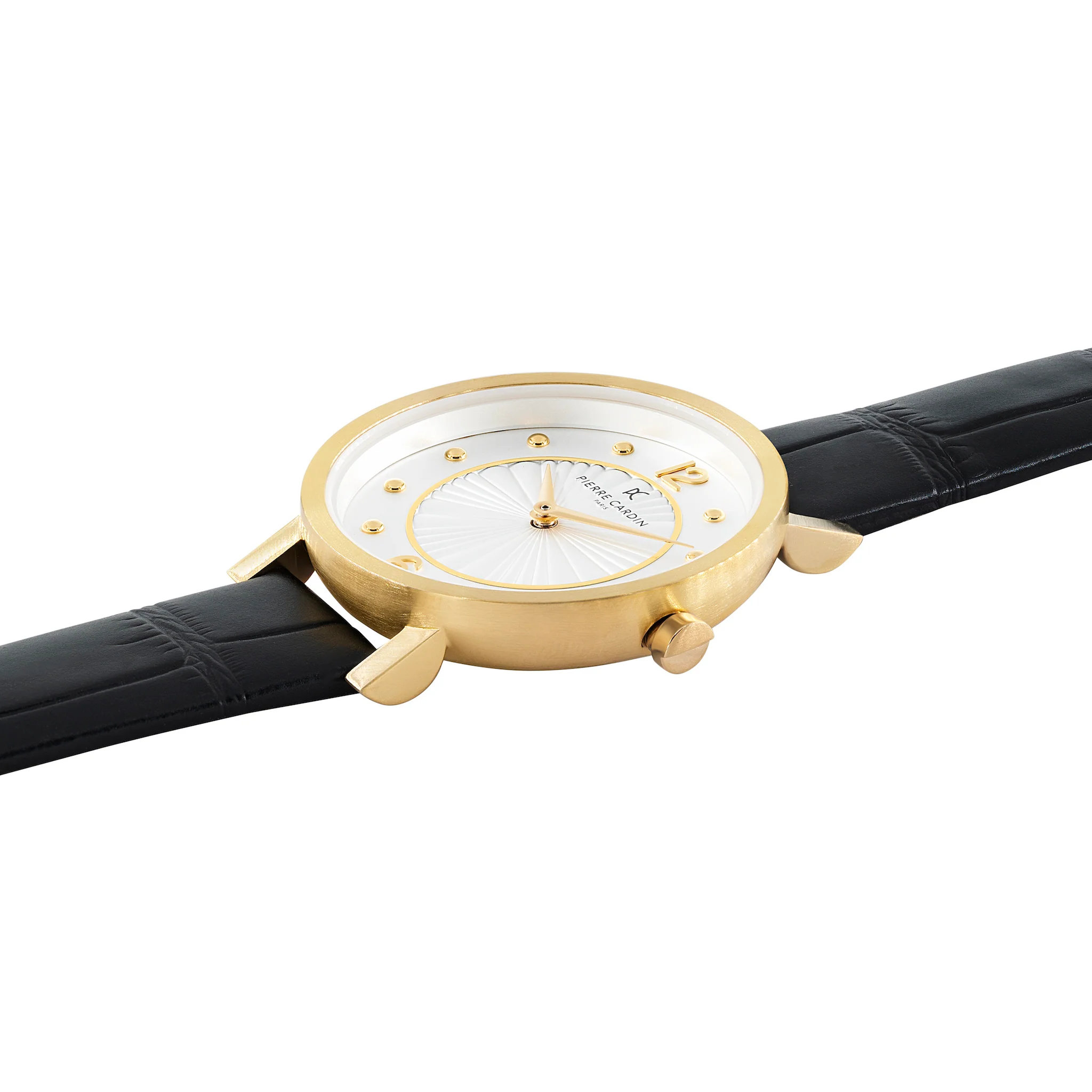 Canal St Martin Gold Watch with Black Strap - Image 3