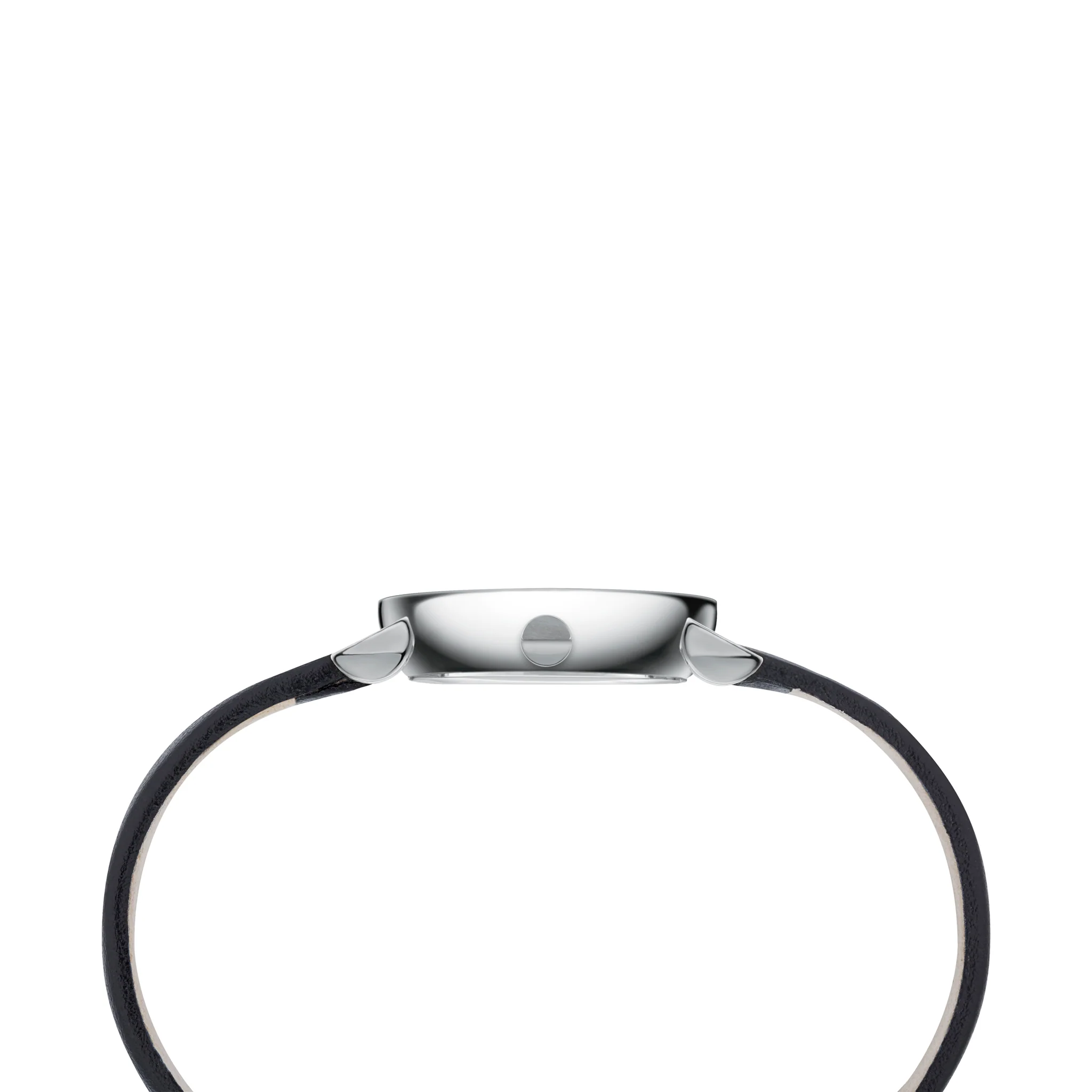 Canal St Martin Pearls Black Leather Watch - Image 4