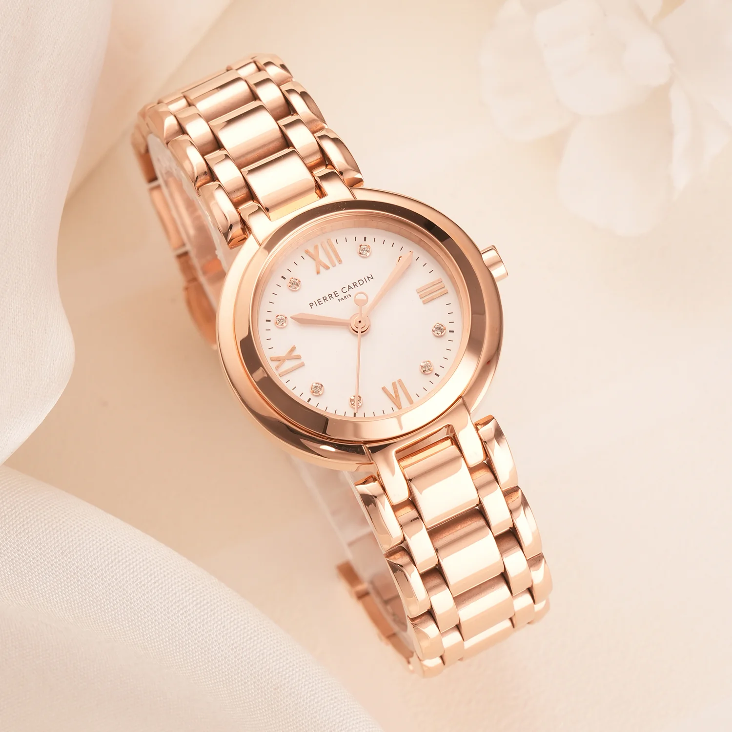 Classique Petite Lumière Lady 31mm - Rose Gold with Rose Gold Metal Strap - Image 5