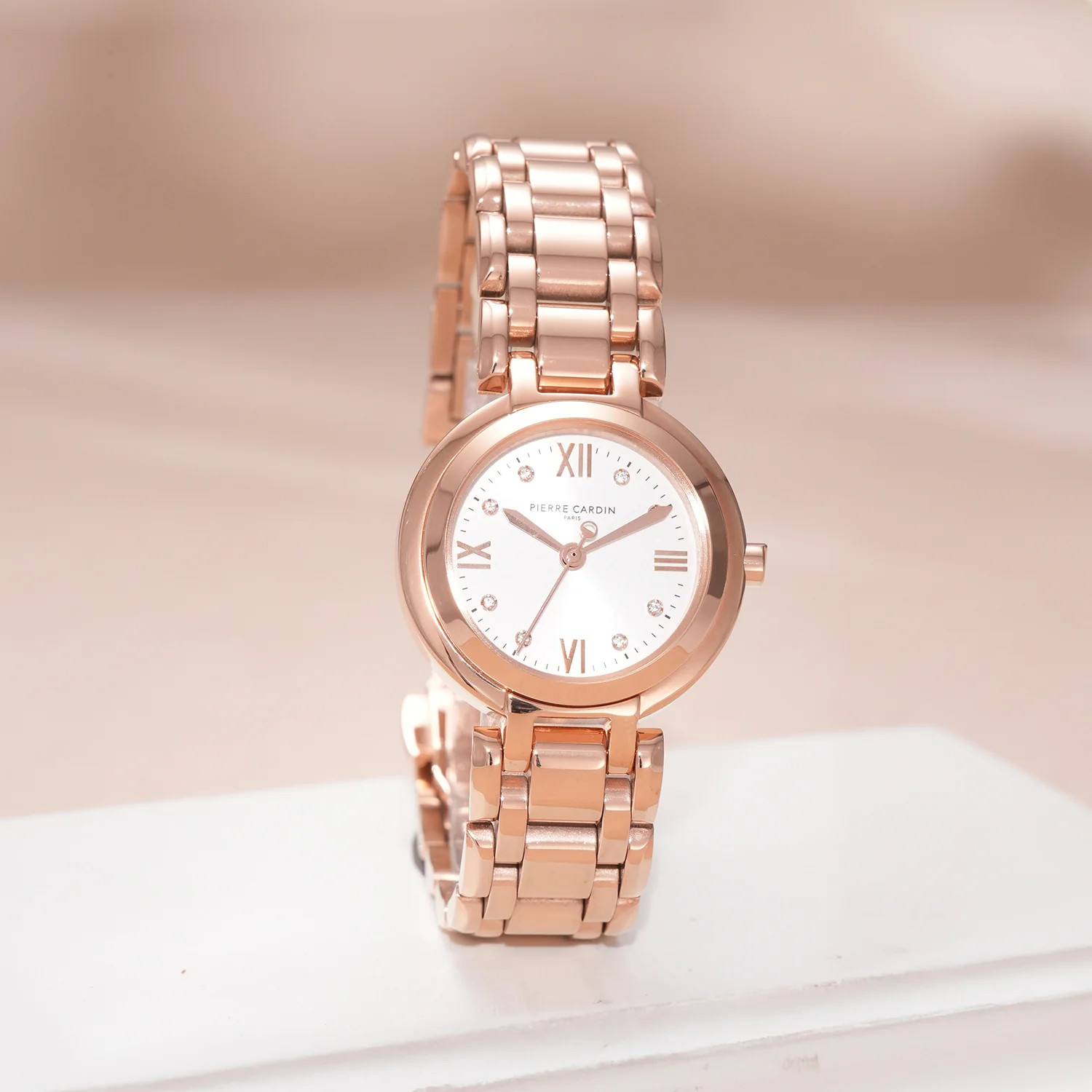 Classique Petite Lumière Lady 31mm - Rose Gold with Rose Gold Metal Strap - Image 6