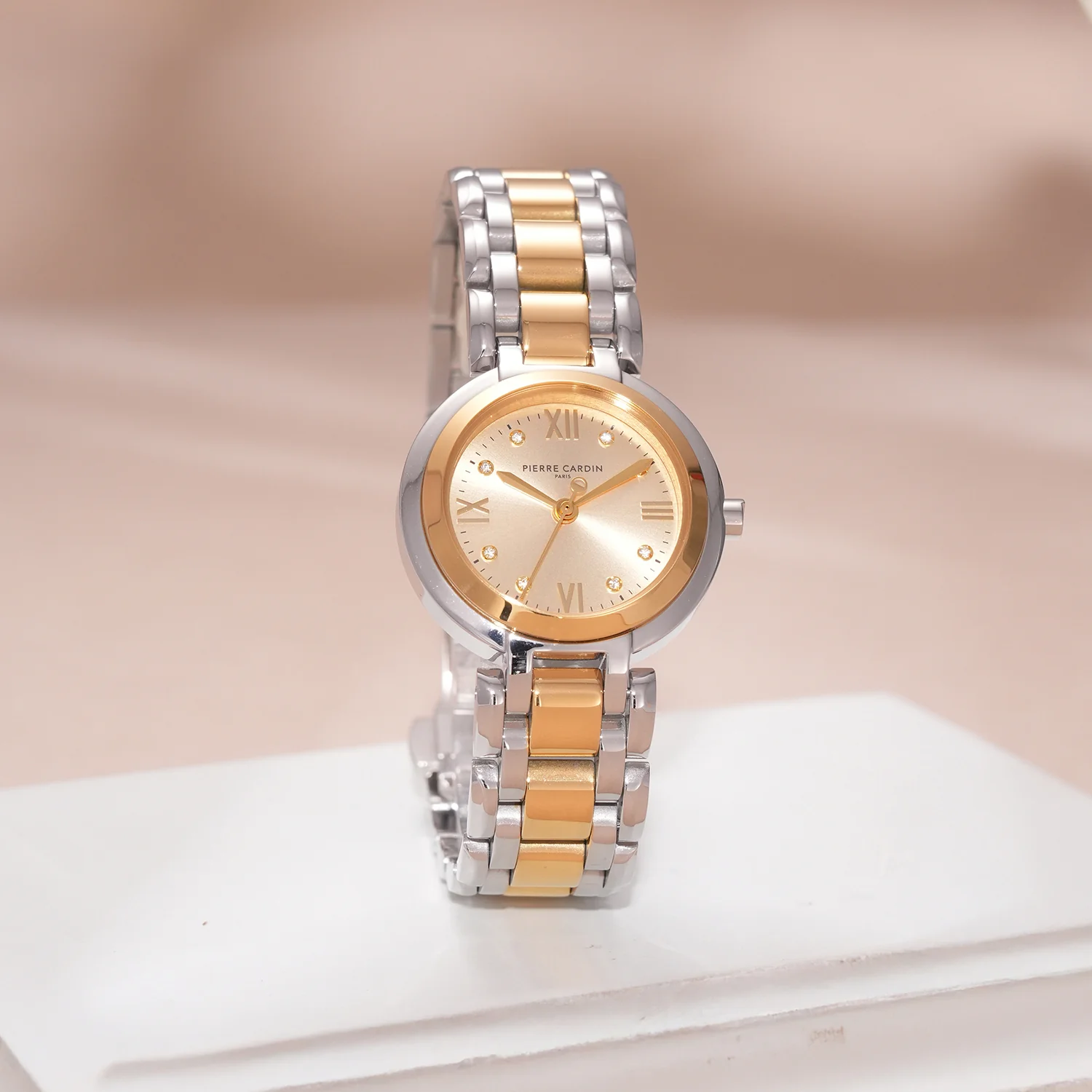 Classique Petite Lumière Lady 31mm - Twotone Gold and Silver with Twotone Gold and Silver Metal Strap - Image 6