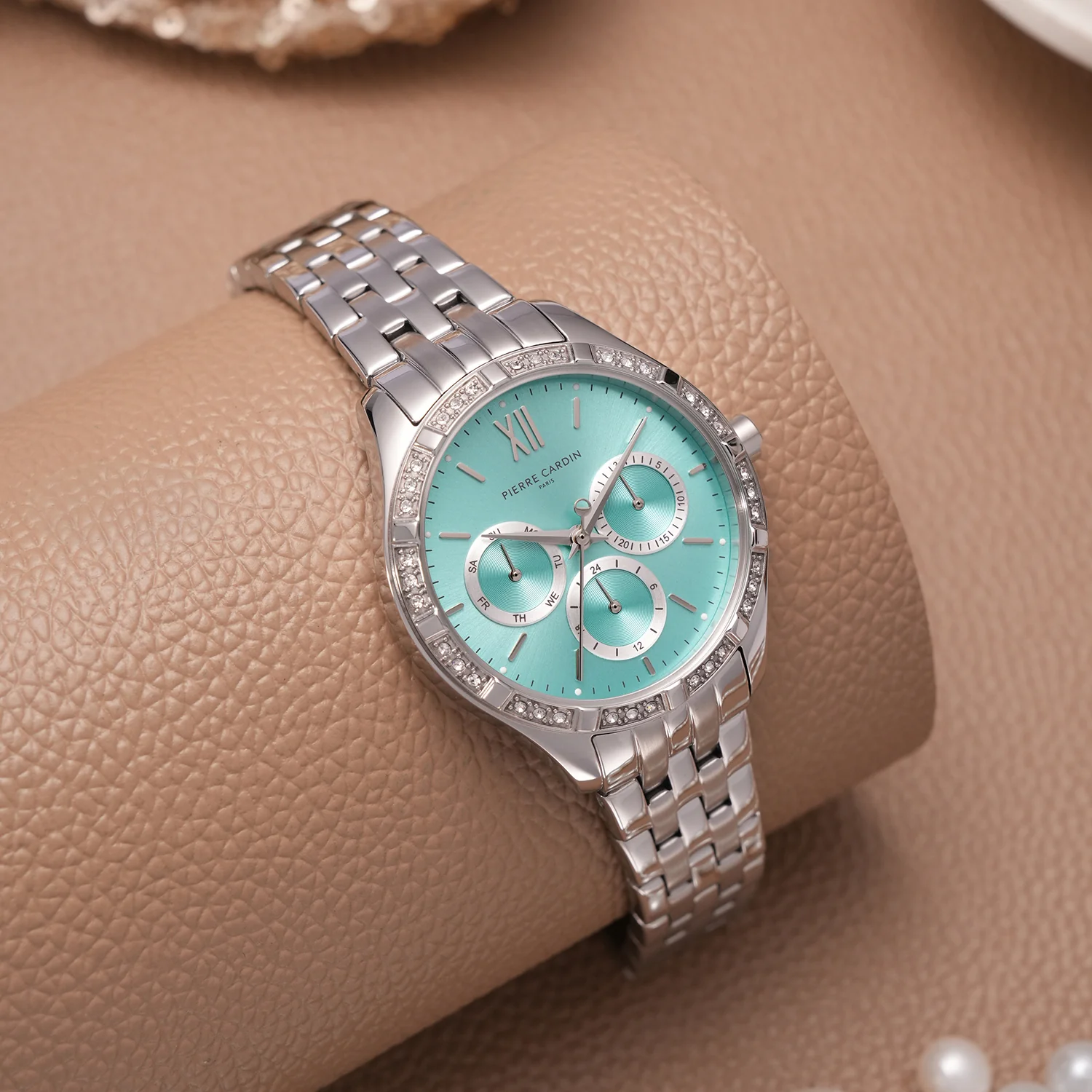 Éclat Luxe Lady 35mm - Stainless Steel Silver with Stainless Steel Silver Strap - Image 6