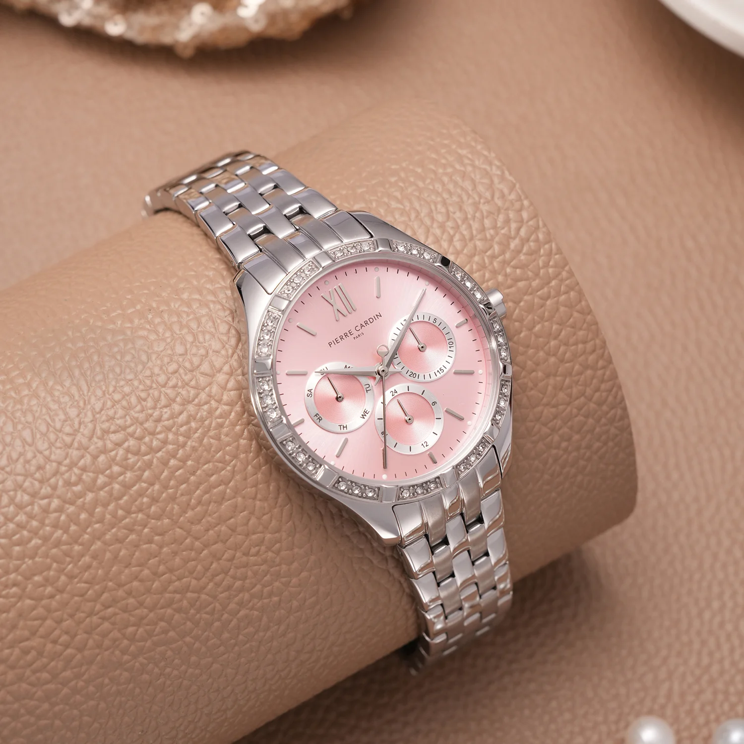 Éclat Luxe Lady 35mm - Stainless Steel Silver with Stainless Steel Silver Strap - Image 6