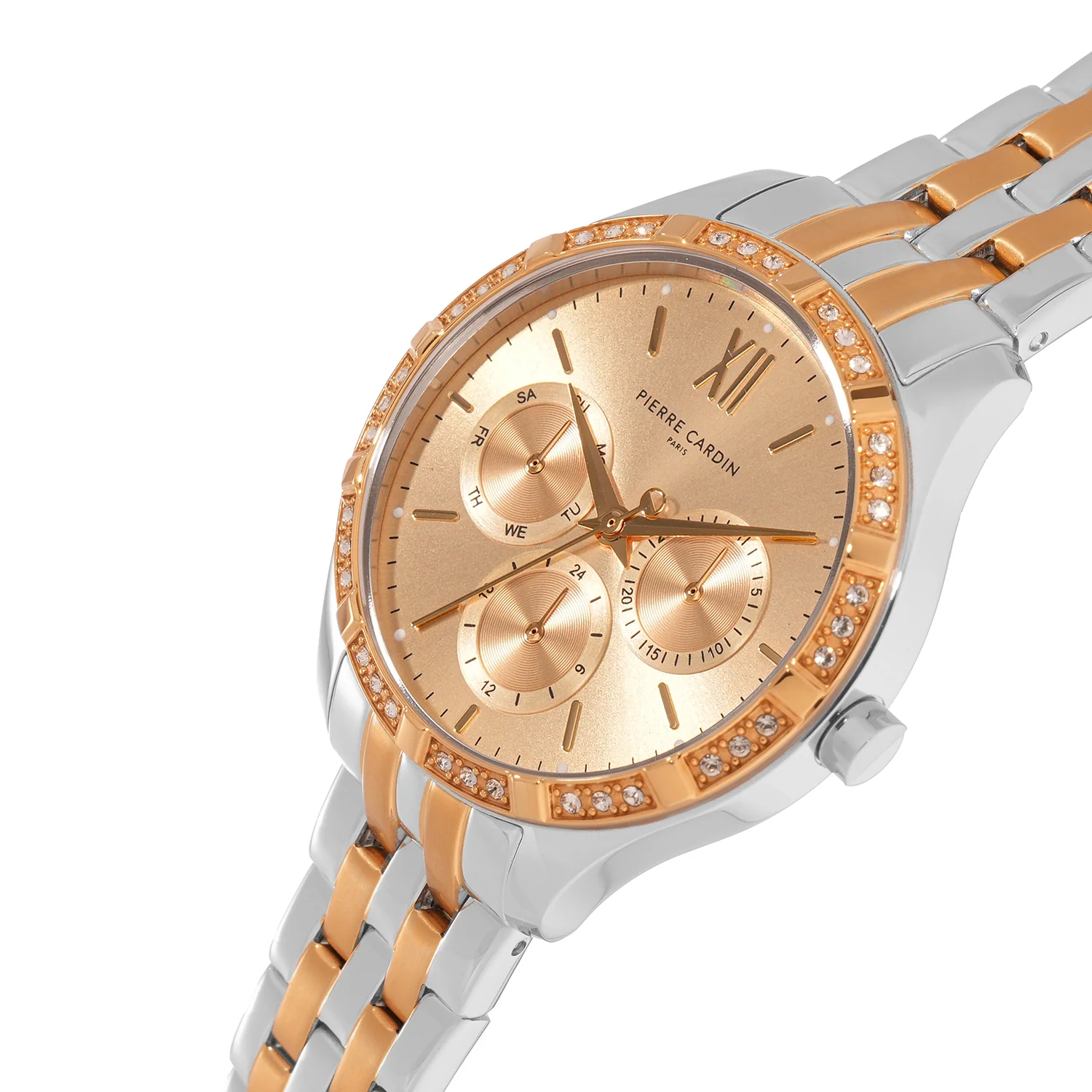 Éclat Luxe Lady 35mm - Twotone Gold and Silver with Twotone Gold and Silver Metal Strap - Image 3