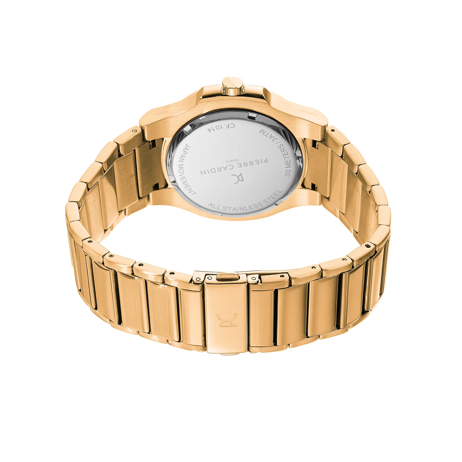 Elegance Supreme Mens 42mm - Gold with Gold Metal Strap - Image 3