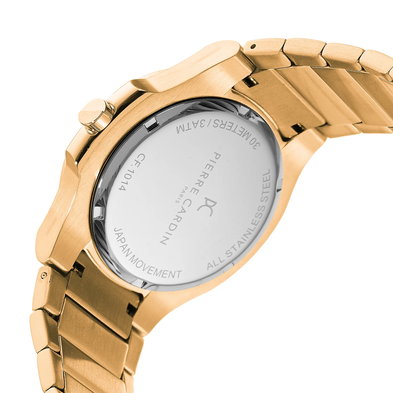 Elegance Supreme Mens 42mm - Gold with Gold Metal Strap - Image 4