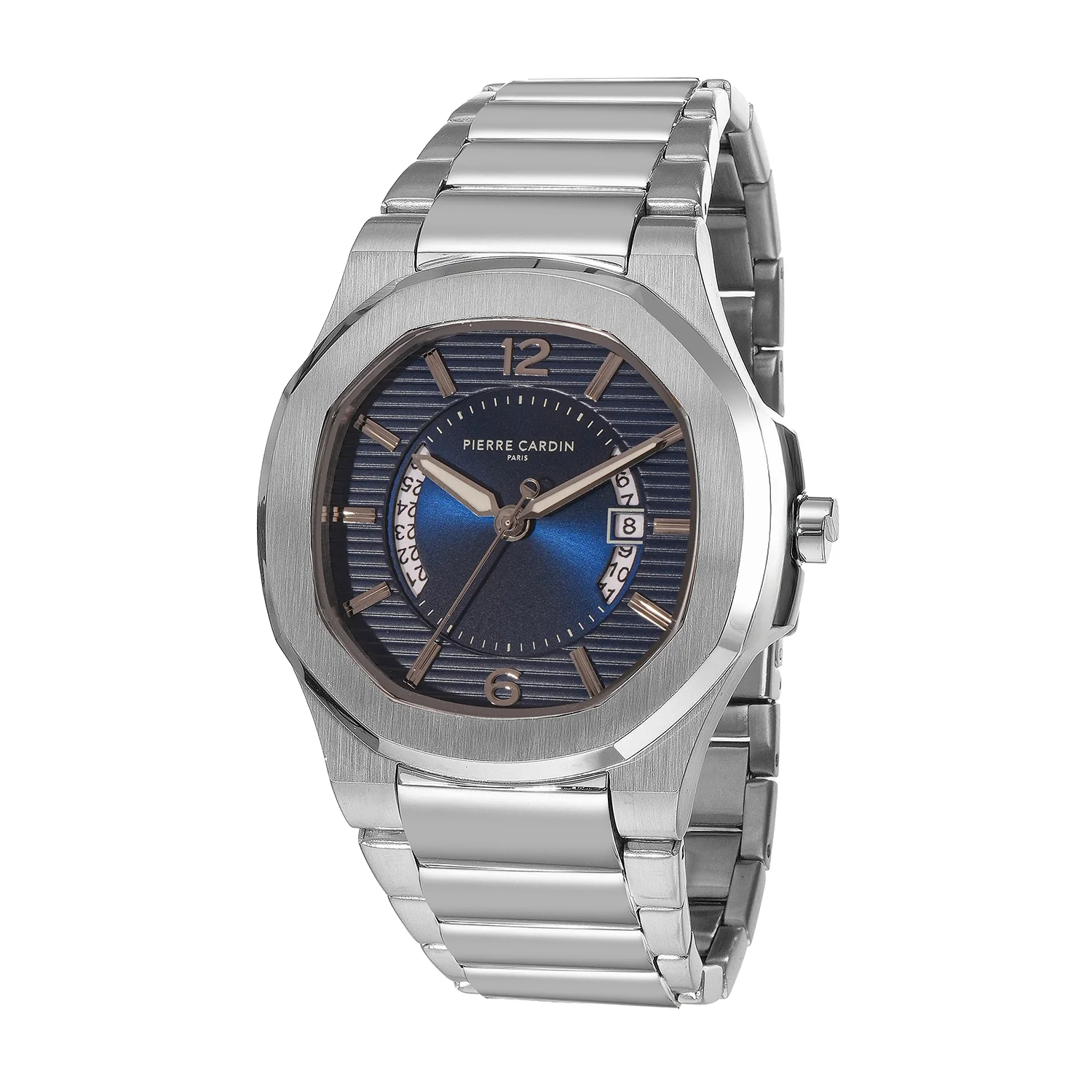 Elegance Supreme Mens 42mm - Stainless Steel Silver with Stainless Steel Silver Strap - Image 2