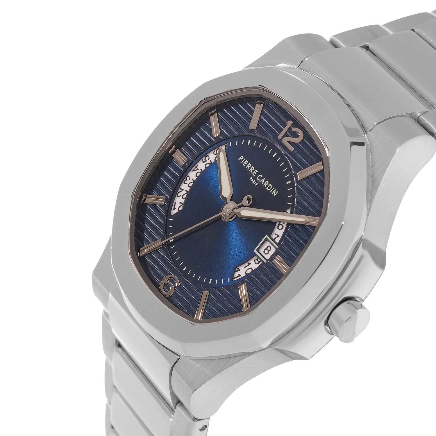 Elegance Supreme Mens 42mm - Stainless Steel Silver with Stainless Steel Silver Strap - Image 3