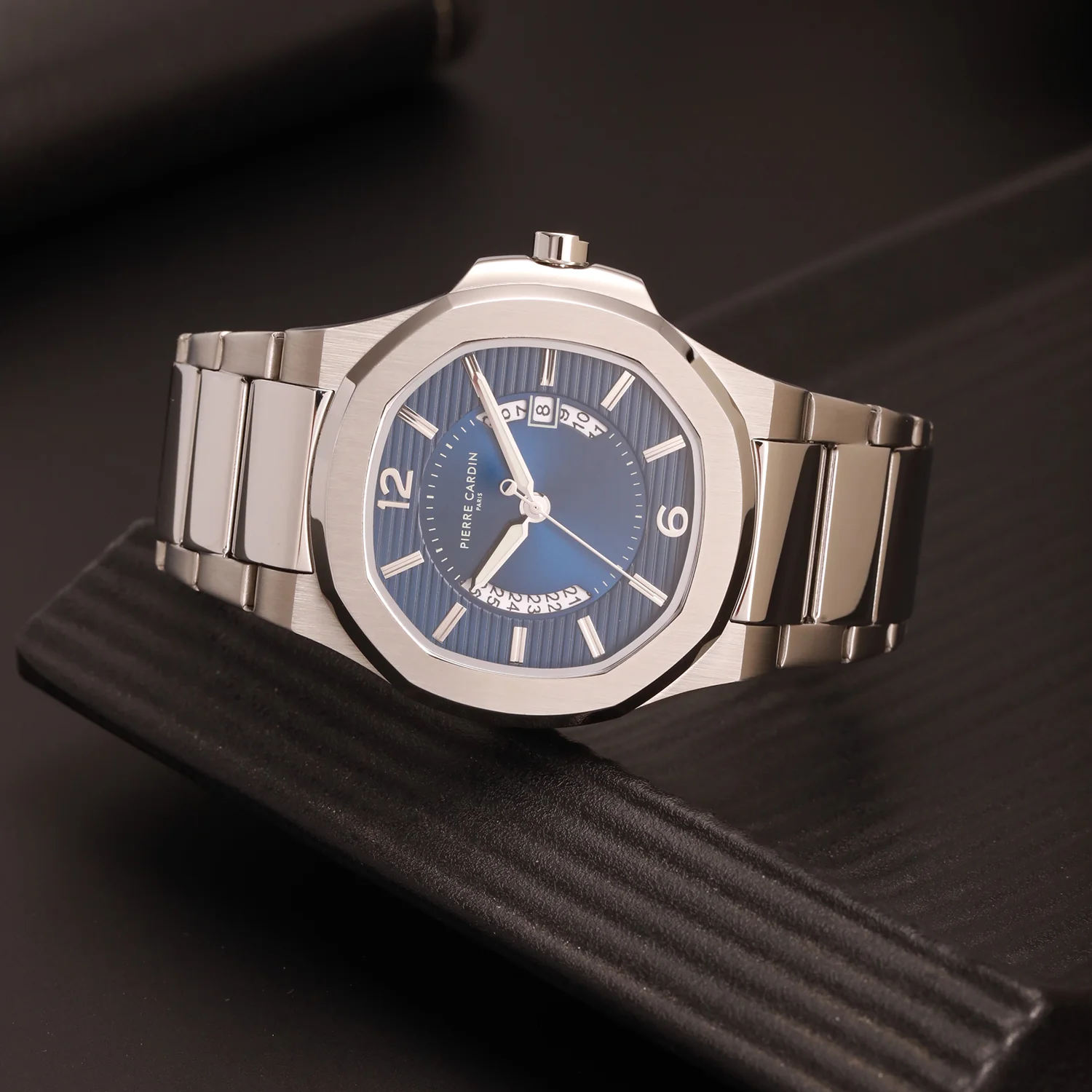 Elegance Supreme Mens 42mm - Stainless Steel Silver with Stainless Steel Silver Strap - Image 7