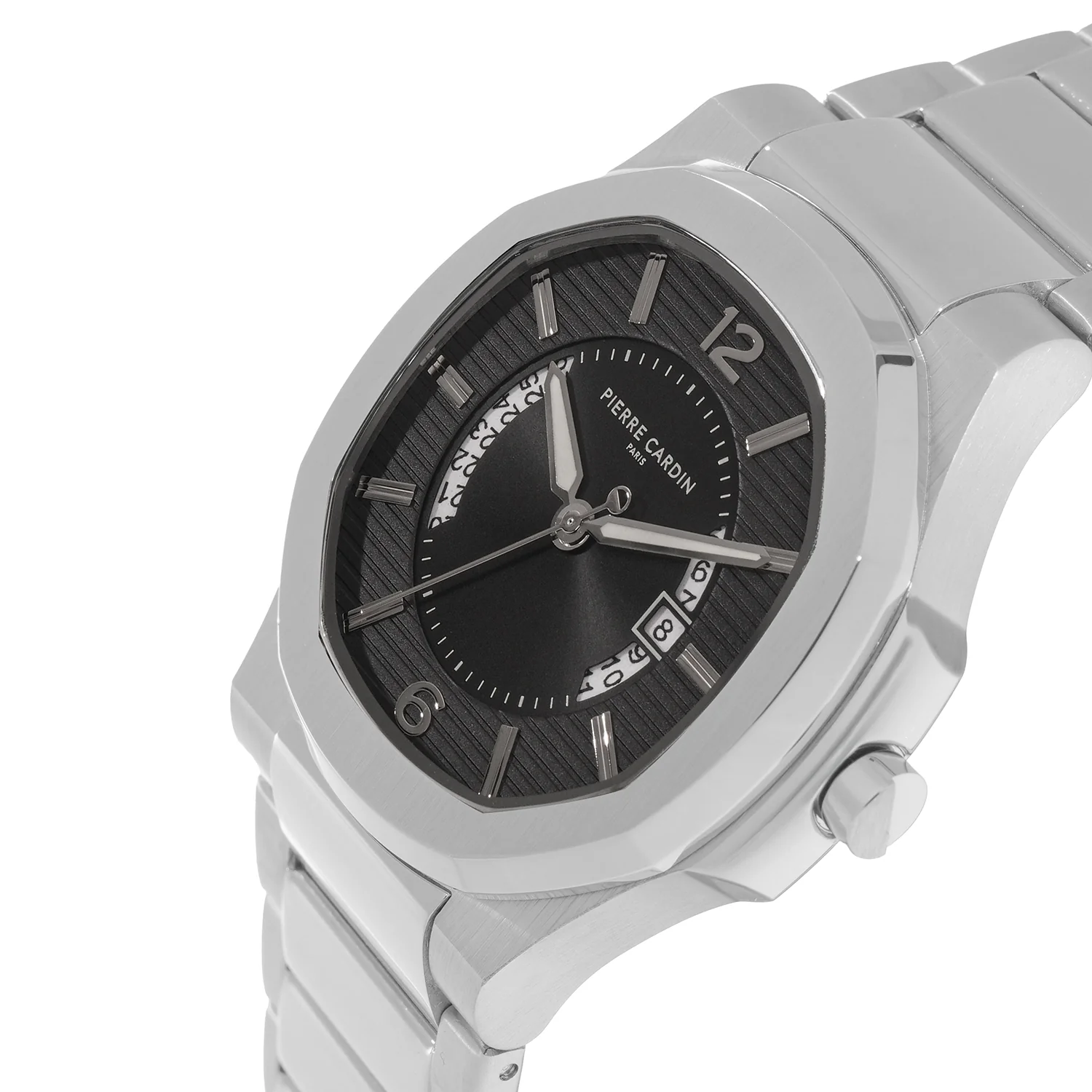 Elegance Supreme Mens 42mm - Stainless Steel Silver with Stainless Steel Silver Strap - Image 2