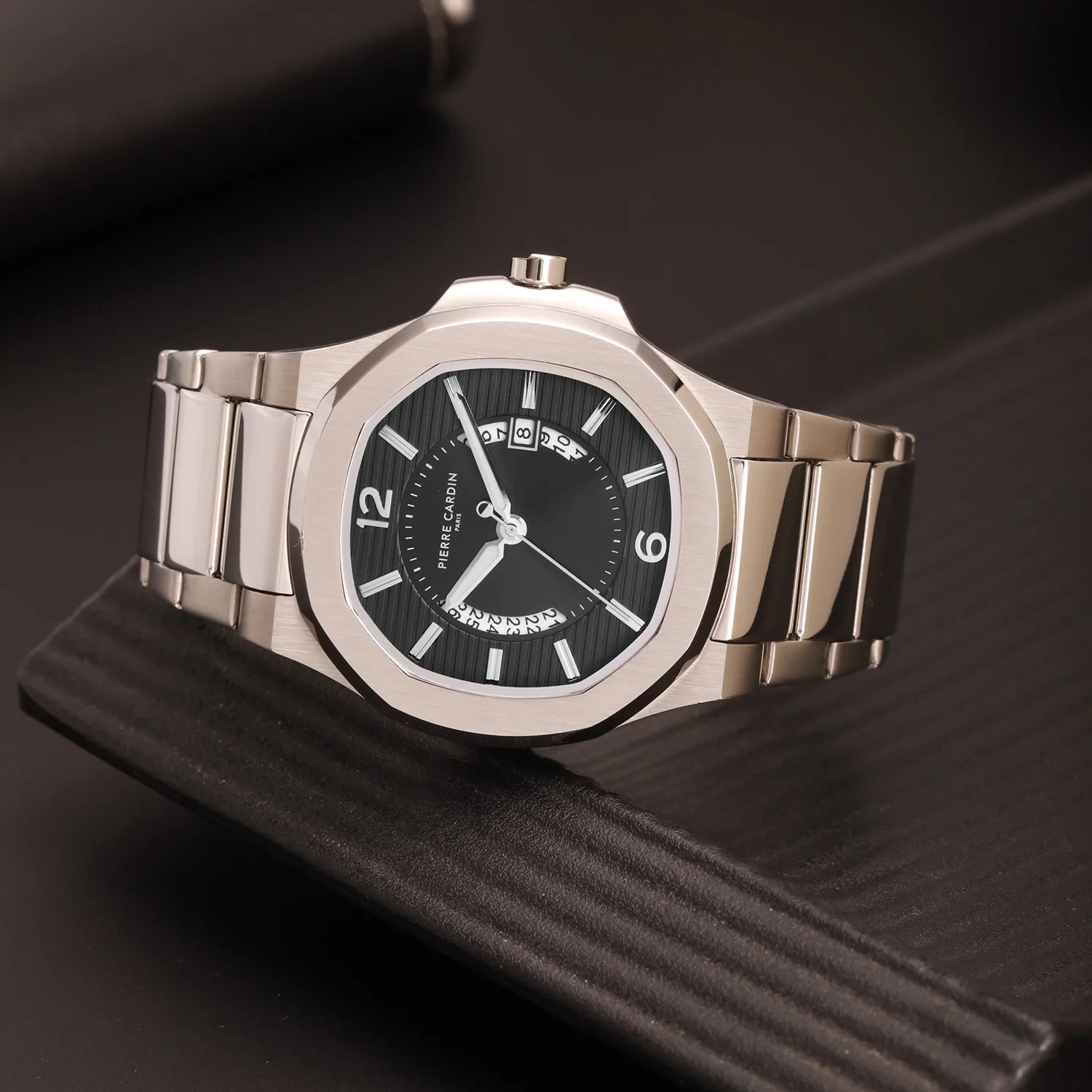 Elegance Supreme Mens 42mm - Stainless Steel Silver with Stainless Steel Silver Strap - Image 7