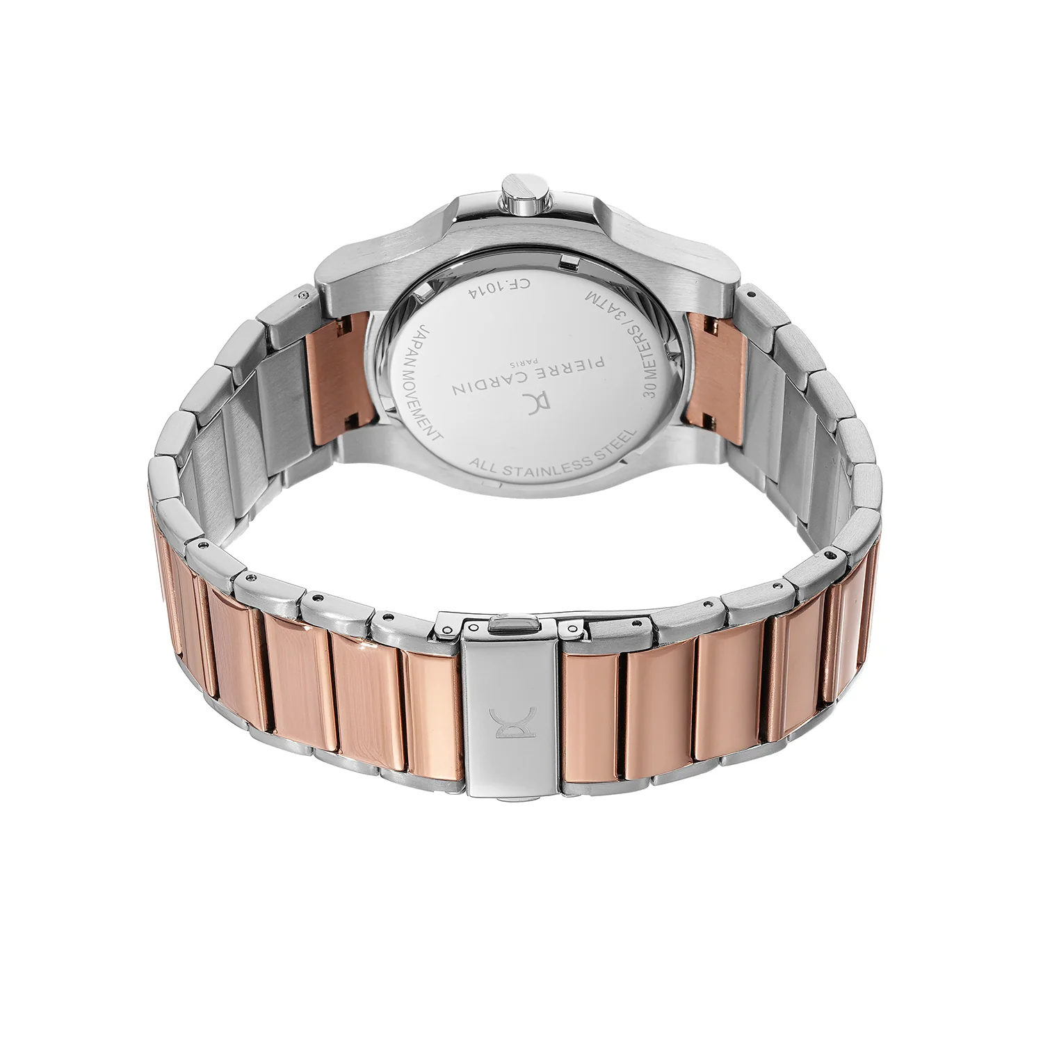 Elegance Supreme Mens 42mm - Twotone Rose Gold and Silver with Twotone Rose Gold and Silver Metal Strap - Image 3