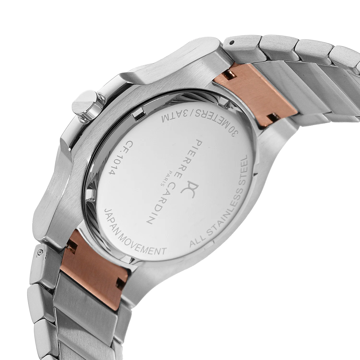 Elegance Supreme Mens 42mm - Twotone Rose Gold and Silver with Twotone Rose Gold and Silver Metal Strap - Image 4
