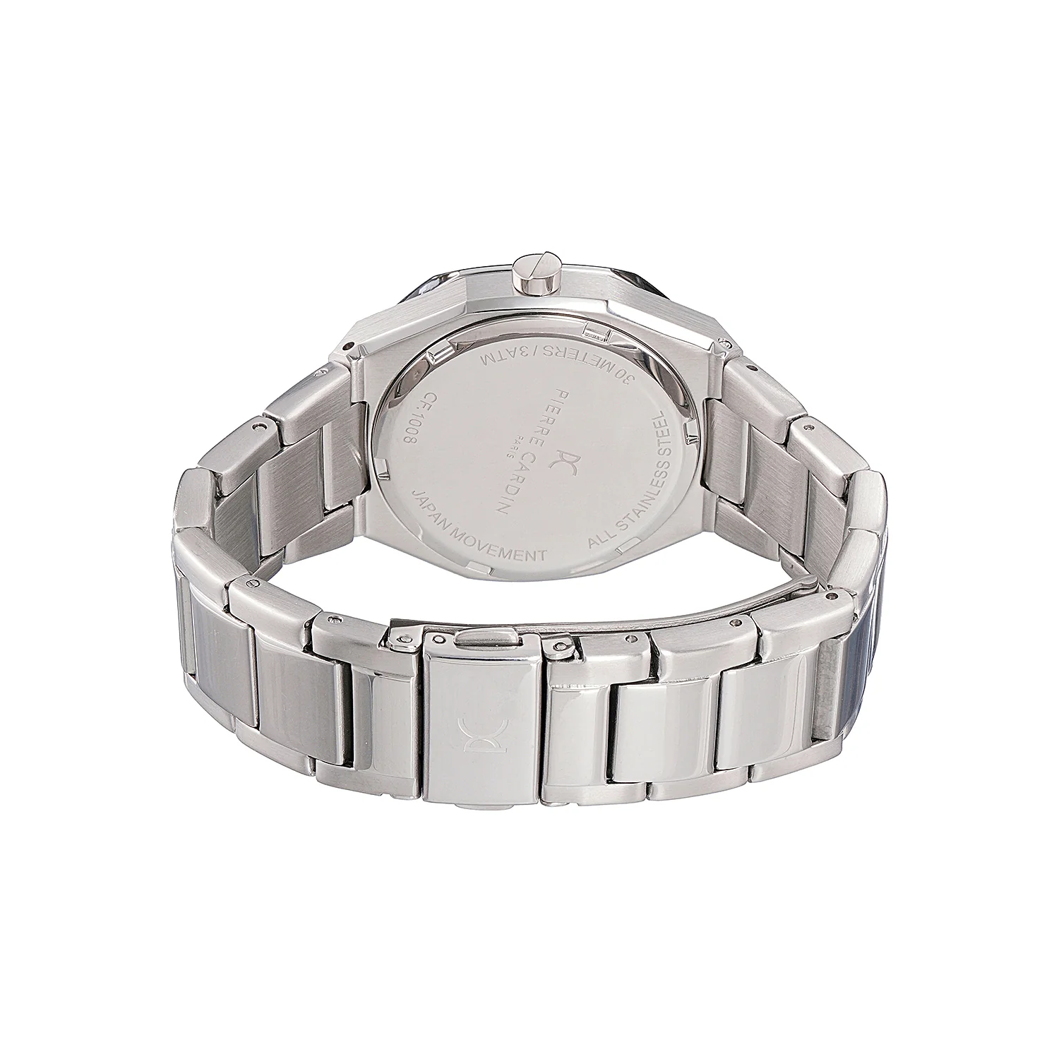 Maison 8 Chrysanthème Ladies’ Watch - Silver Case, White Mother of Pearl Dial Look with Stainless Steel Band - Image 3