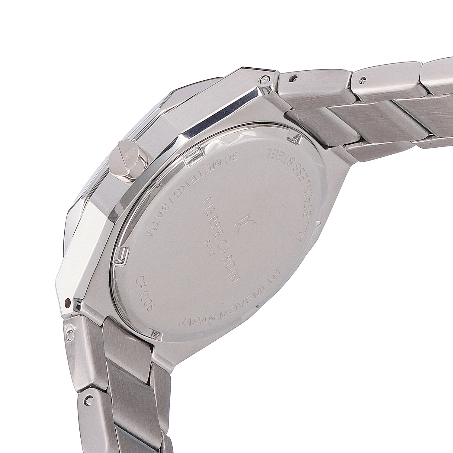 Maison 8 Chrysanthème Ladies’ Watch - Silver Case, White Mother of Pearl Dial Look with Stainless Steel Band - Image 4