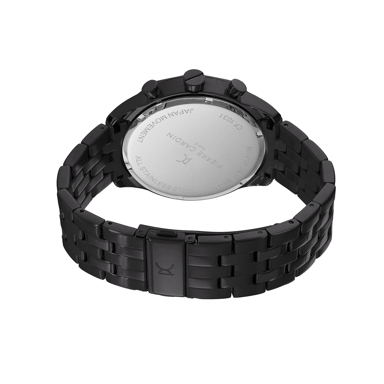 Heritage RacerTime Mens 43mm - IP Black with Stainless Steel Black Strap - Image 3