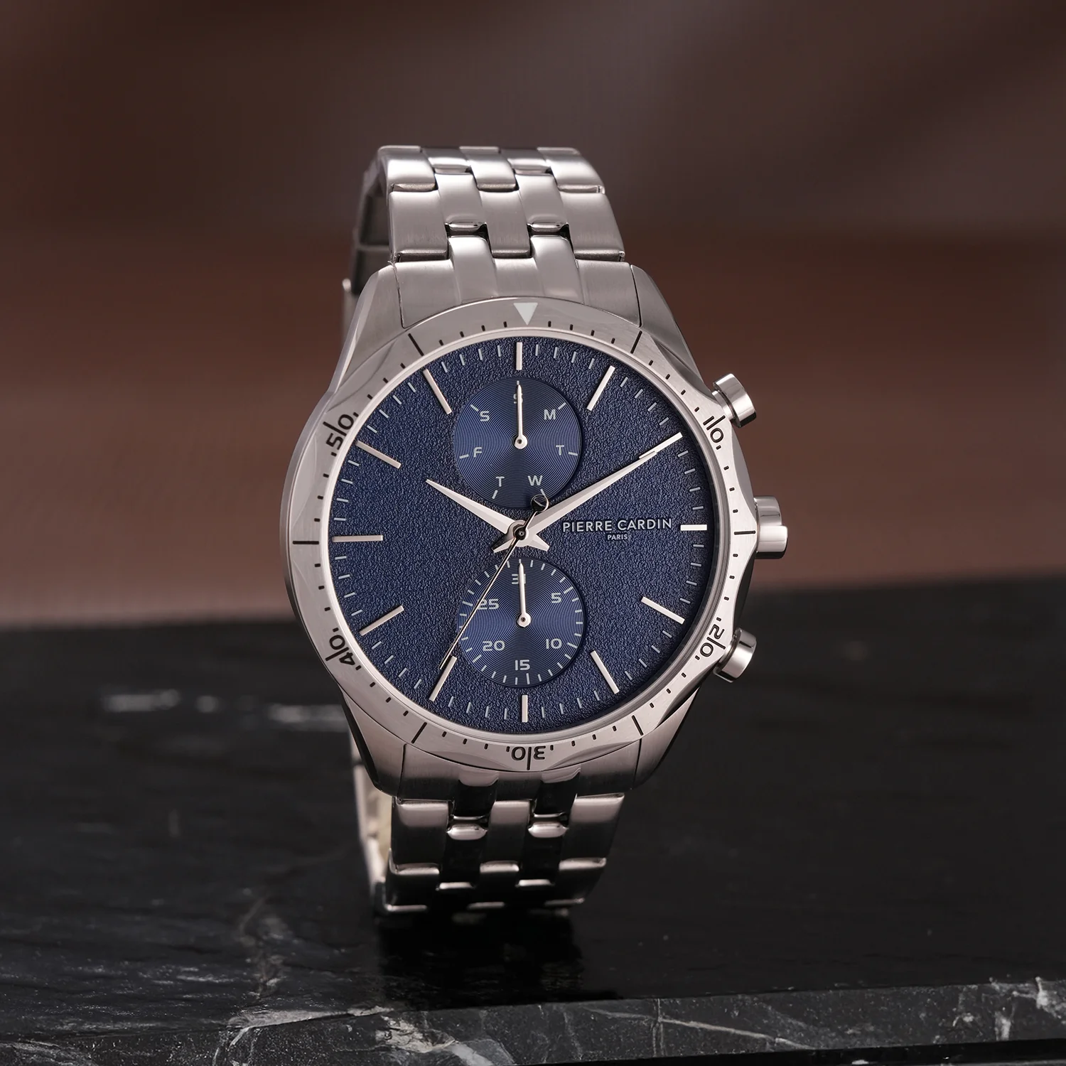 Heritage RacerTime Mens 43mm - Stainless Steel Silver with Stainless Steel Silver Strap - Image 7