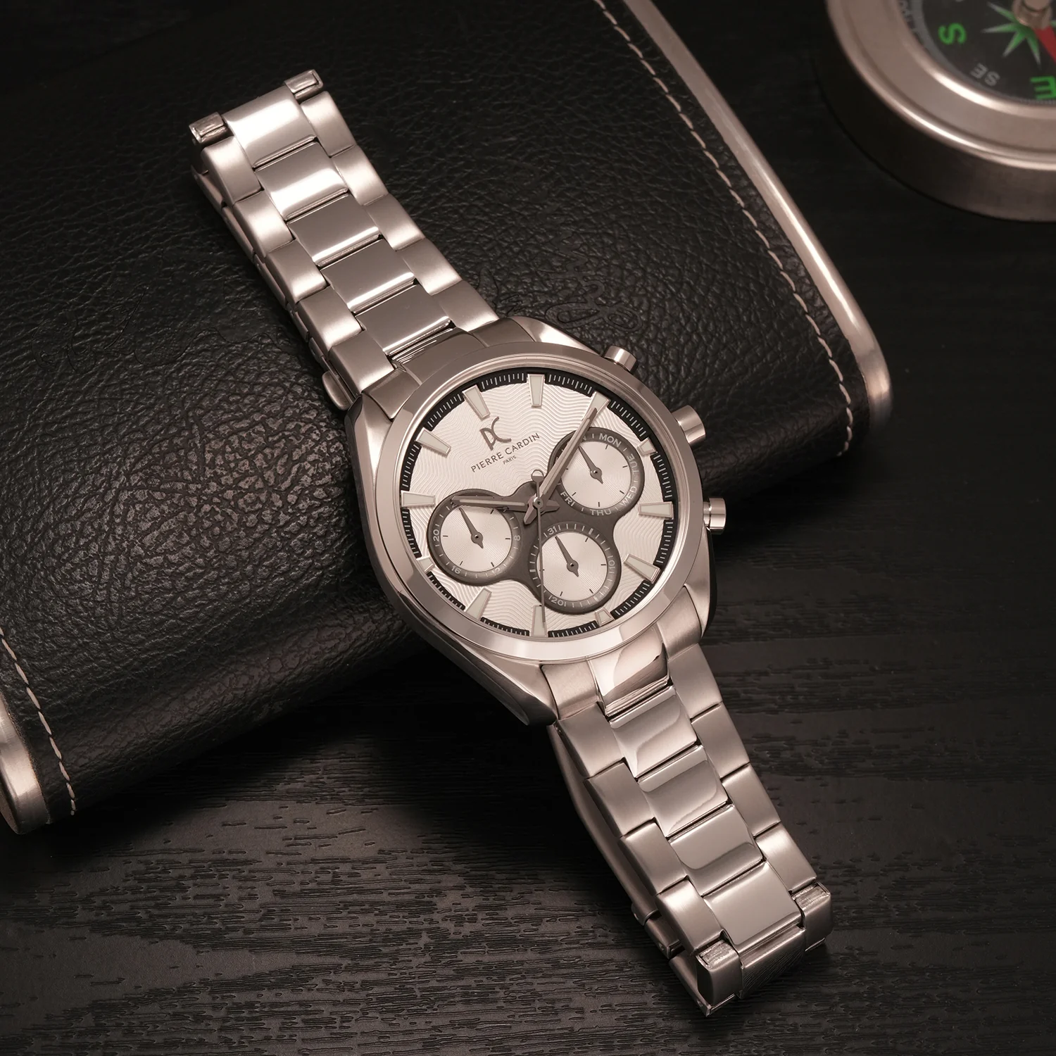 Imperium Astra Mens 40mm - Stainless Steel Silver with Stainless Steel Silver Strap - Image 5