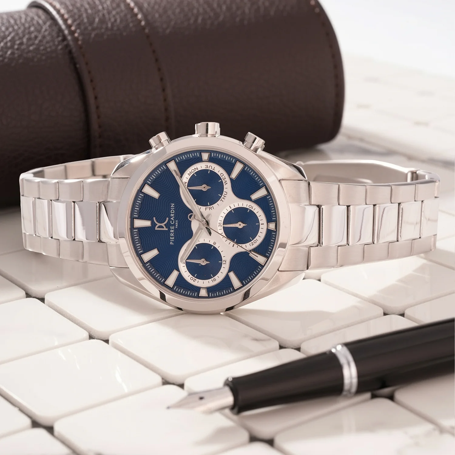 Imperium Astra Mens 40mm - Stainless Steel Silver with Stainless Steel Silver Strap - Image 7