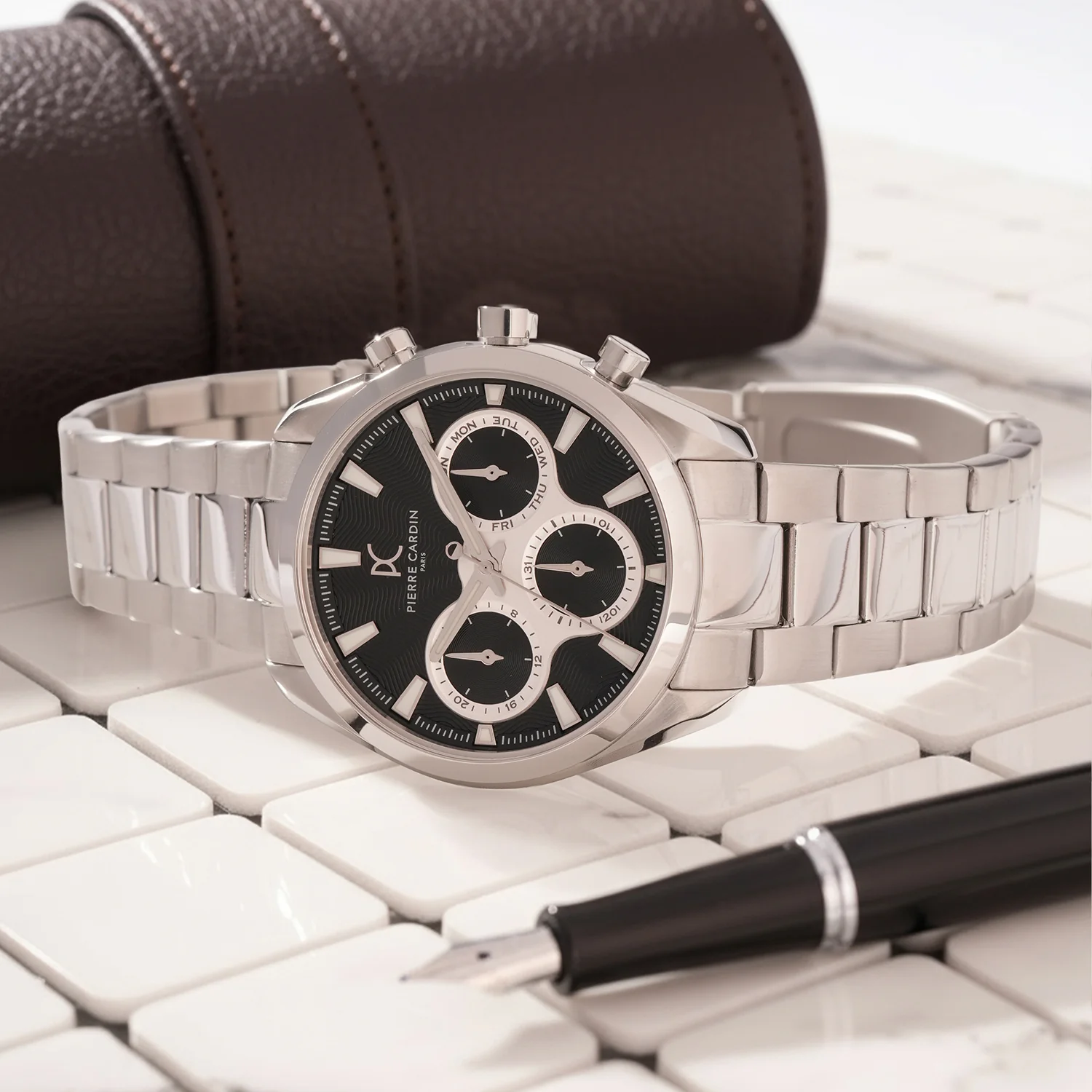 Imperium Astra Mens 40mm - Stainless Steel Silver with Stainless Steel Silver Strap - Image 6