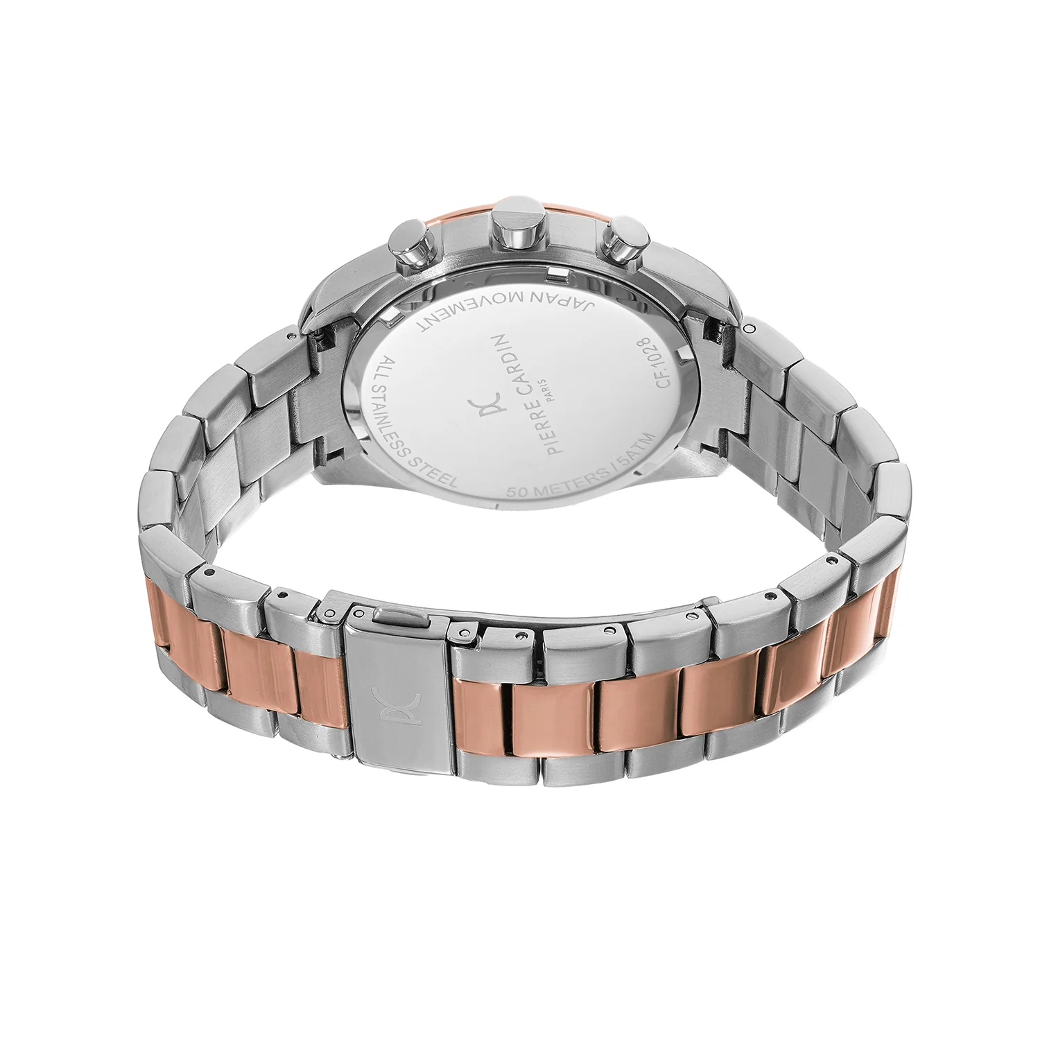Imperium Astra Mens 40mm - Twotone Rose Gold and Silver with Twotone Rose Gold and Silver Metal Strap - Image 3
