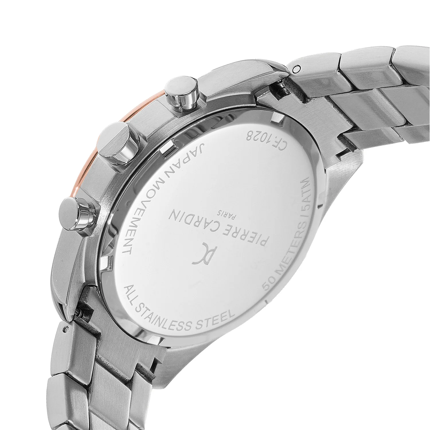 Imperium Astra Mens 40mm - Twotone Rose Gold and Silver with Twotone Rose Gold and Silver Metal Strap - Image 4