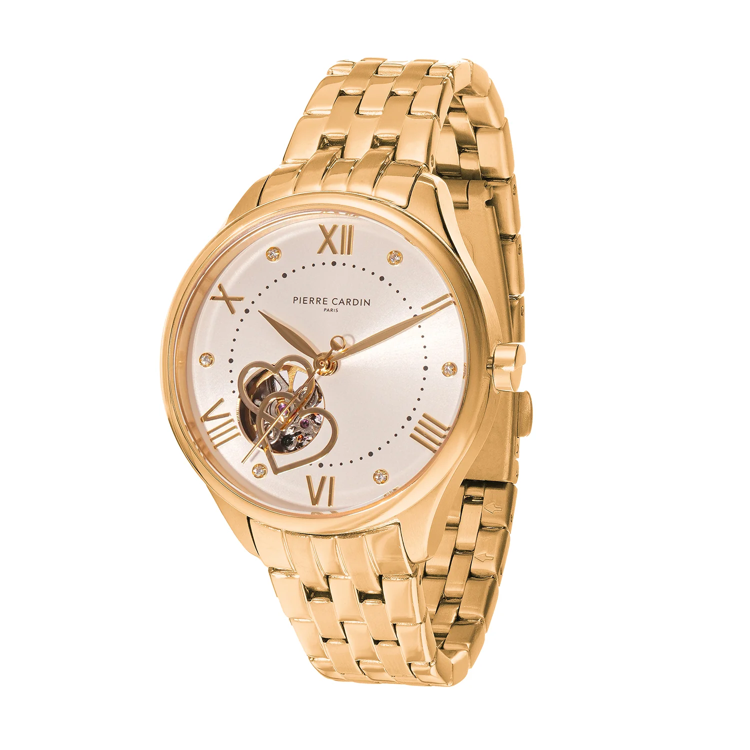 Mécanique Élégante Lady 34.5mm - Gold with Gold Metal Strap - Image 2