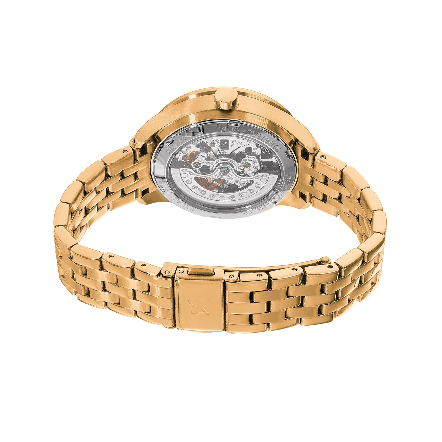 Mécanique Élégante Lady 34.5mm - Gold with Gold Metal Strap - Image 4