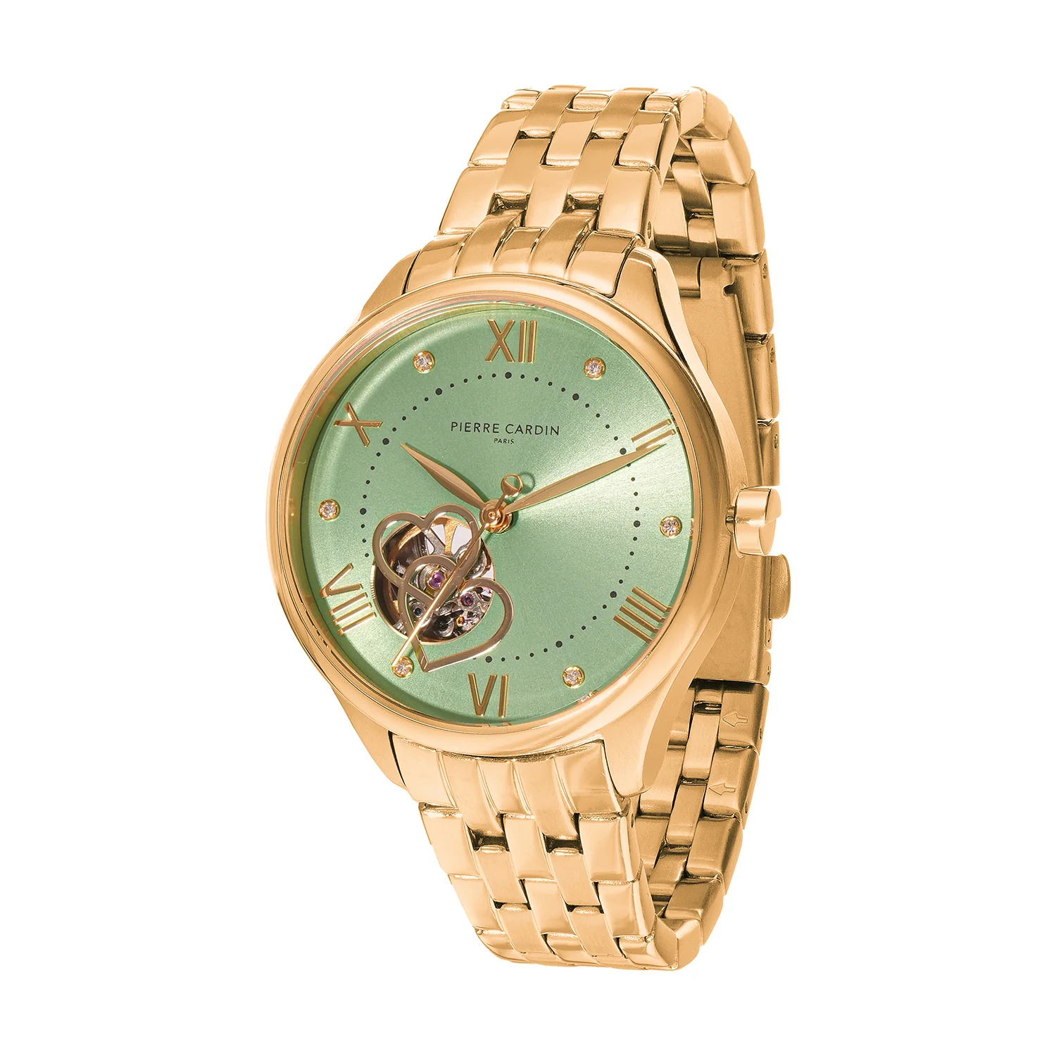 Mécanique Élégante Lady 34.5mm - Gold with Gold Metal Strap