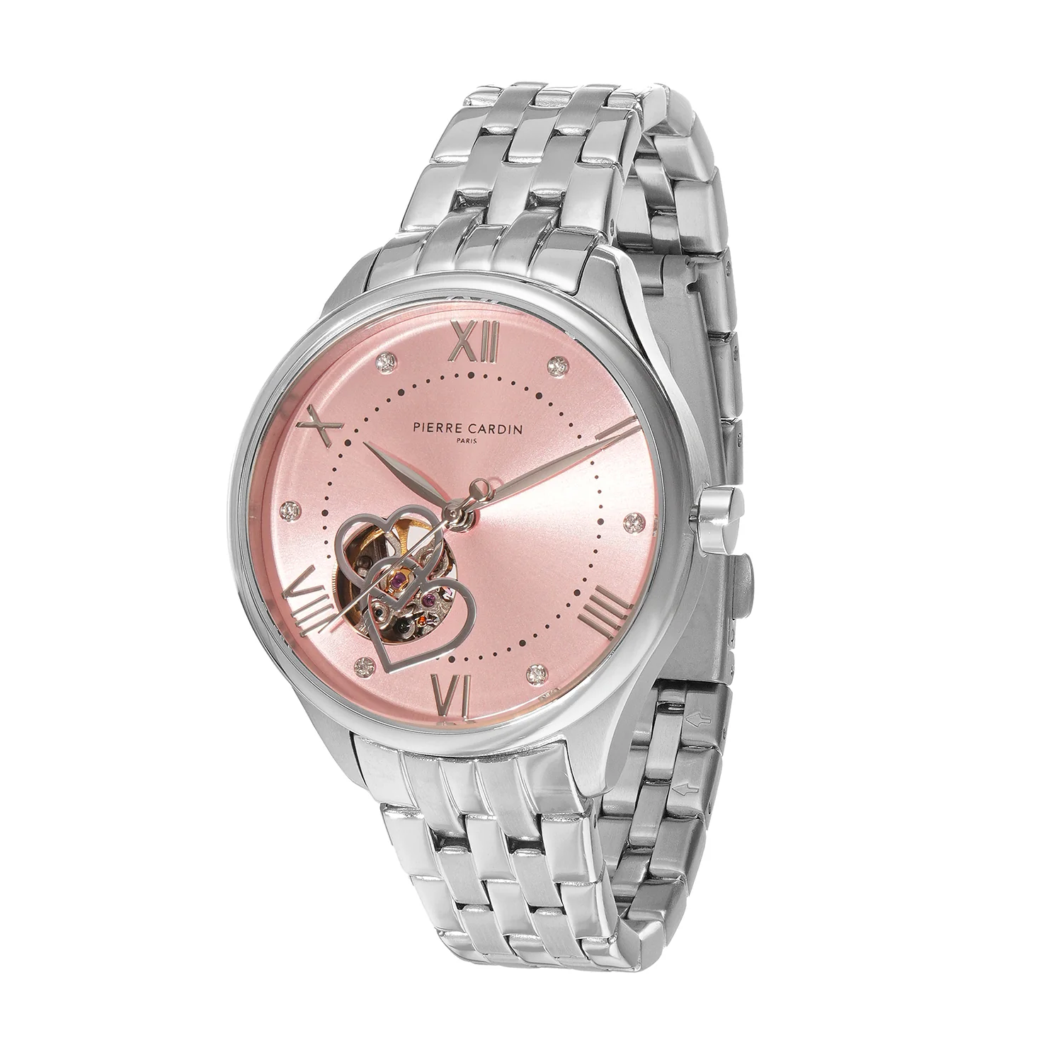 Mécanique Élégante Lady 34.5mm - Stainless Steel Silver with Stainless Steel Silver Strap