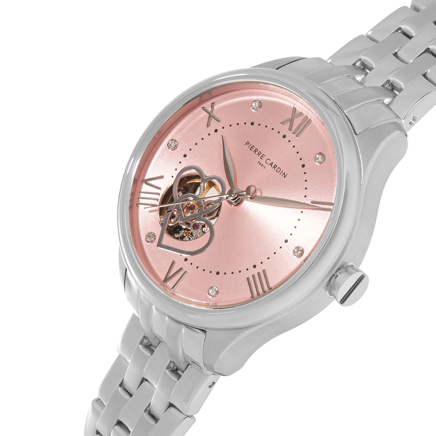 Mécanique Élégante Lady 34.5mm - Stainless Steel Silver with Stainless Steel Silver Strap - Image 2