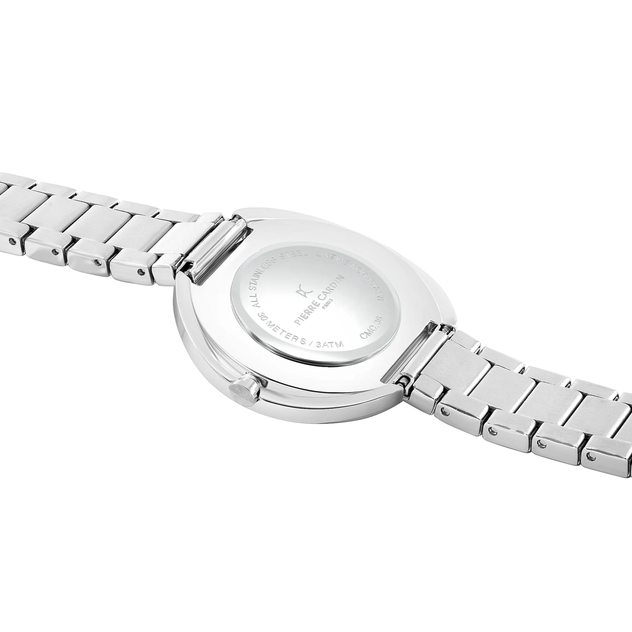 Montmartre Silver Watch with Metal Link Strap - Image 4