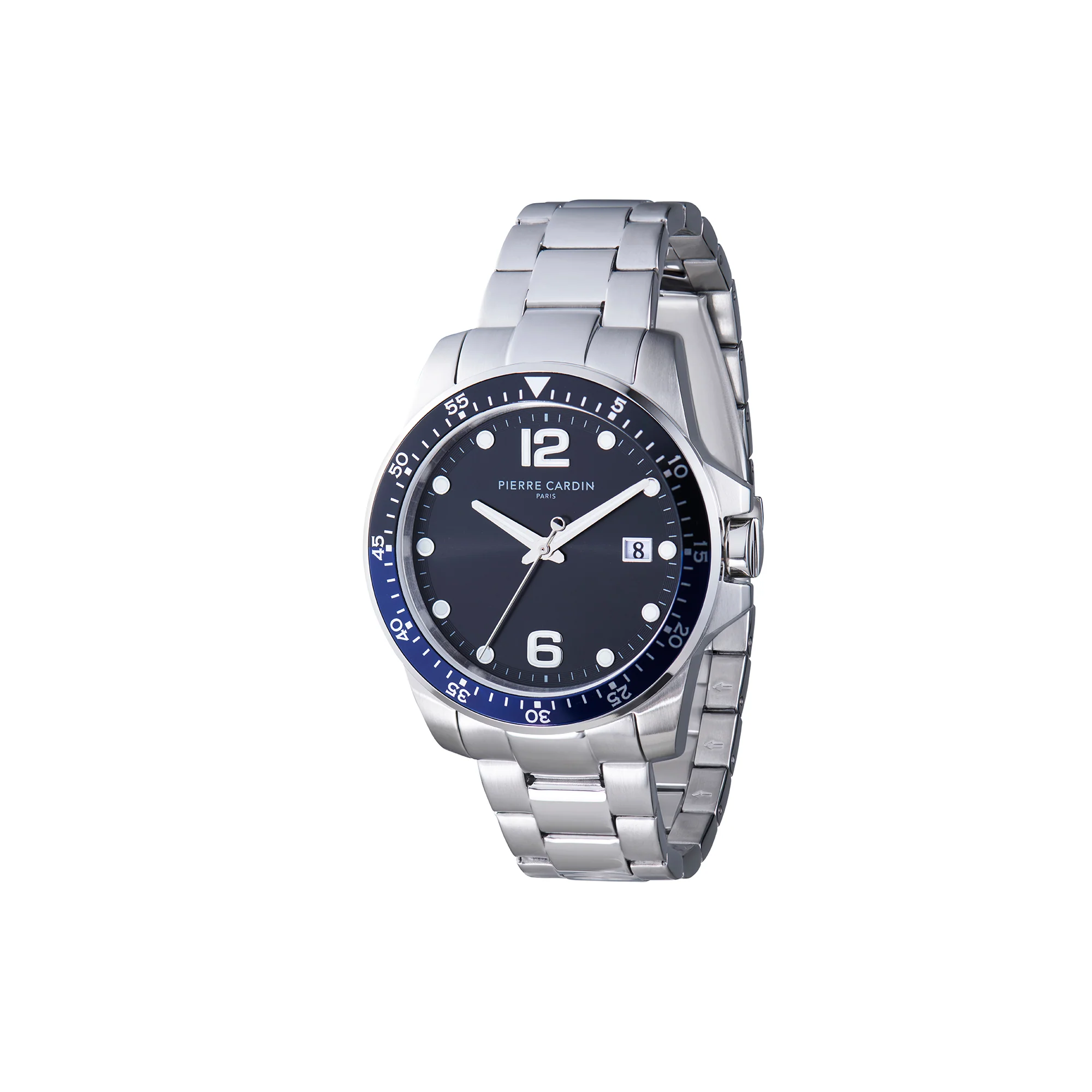 Nation Éclat watch with Black dial and Blue and Black Bezel - Image 2