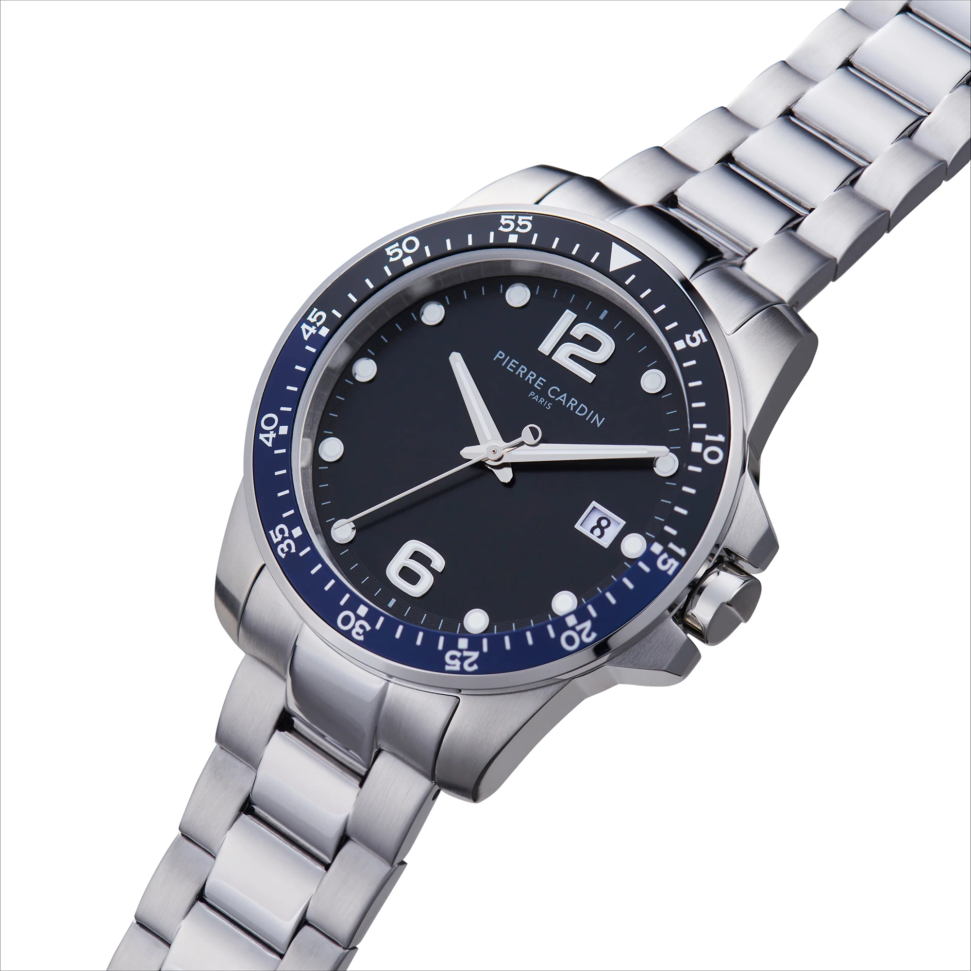Nation Éclat watch with Black dial and Blue and Black Bezel - Image 3