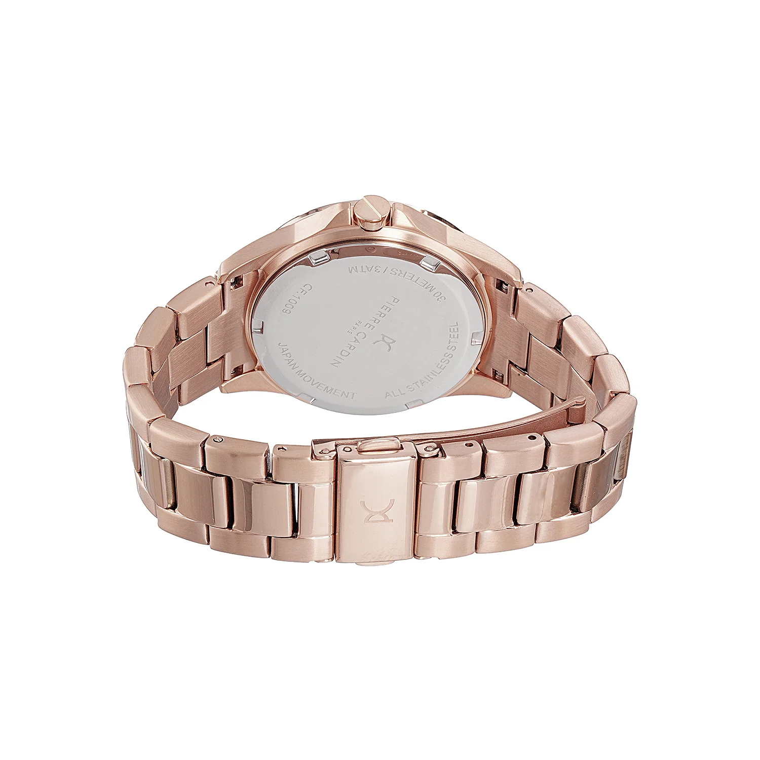 Observatoire Éclat Ladies’ Watch - Rose Gold Case with White Mother of Pearl Look Dial and Crystal Indexes - Image 4