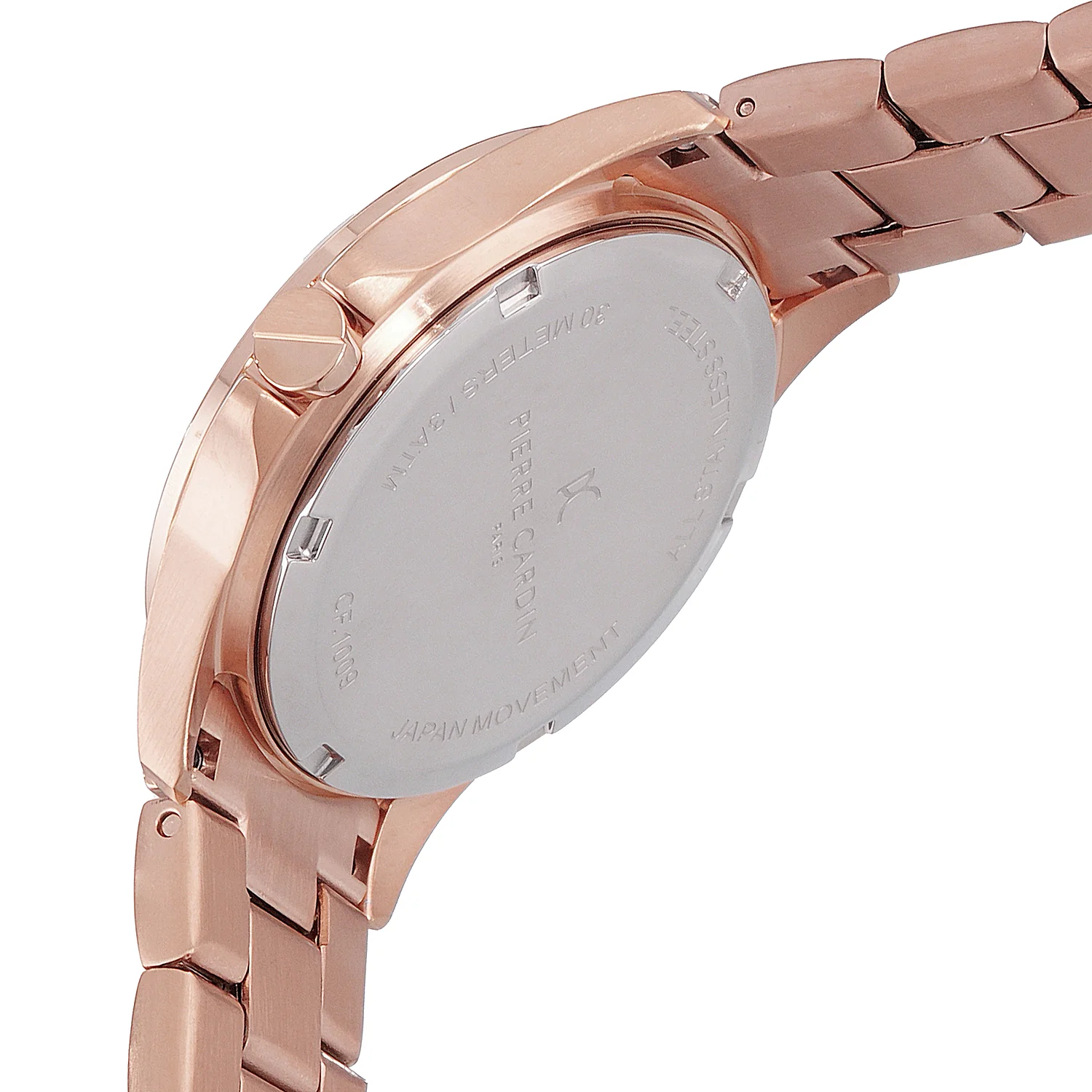 Observatoire Éclat Ladies’ Watch - Rose Gold Case with White Mother of Pearl Look Dial and Crystal Indexes - Image 5