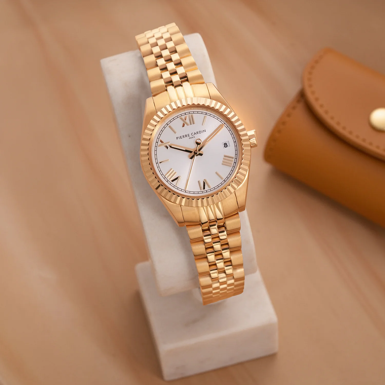 Opéra Timbre Lady 28mm - Gold with Gold Metal Strap - Image 6