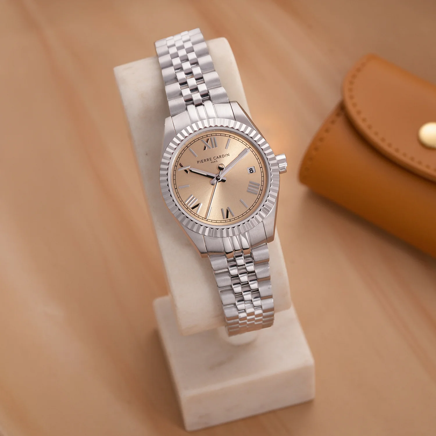 Opéra Timbre Lady 28mm - Stainless Steel Silver with Stainless Steel Silver Strap - Image 6