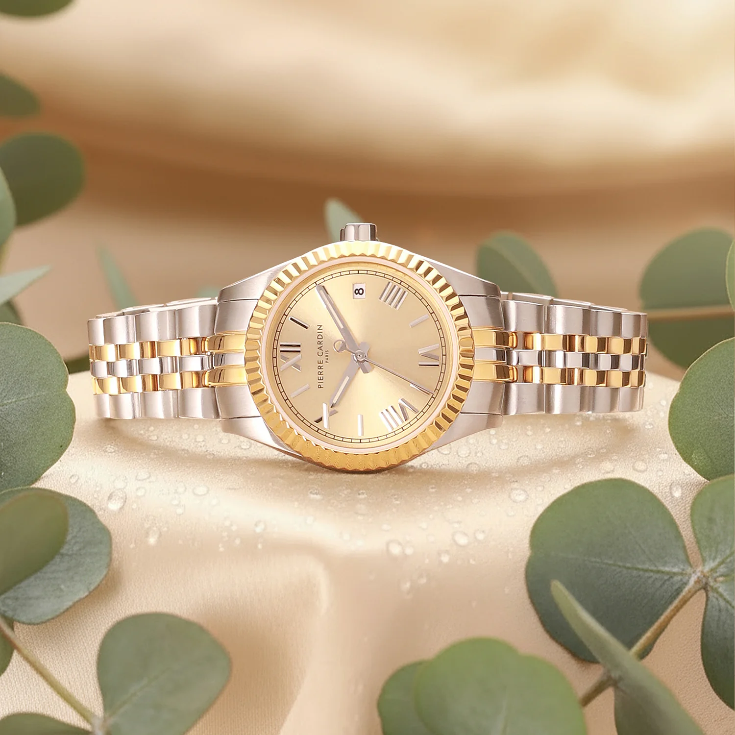 Opéra Timbre Lady 28mm - Twotone Gold and Silver with Twotone Gold and Silver Metal Strap - Image 6