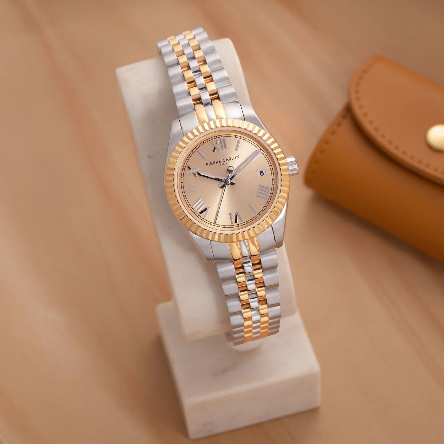 Opéra Timbre Lady 28mm - Twotone Gold and Silver with Twotone Gold and Silver Metal Strap - Image 7